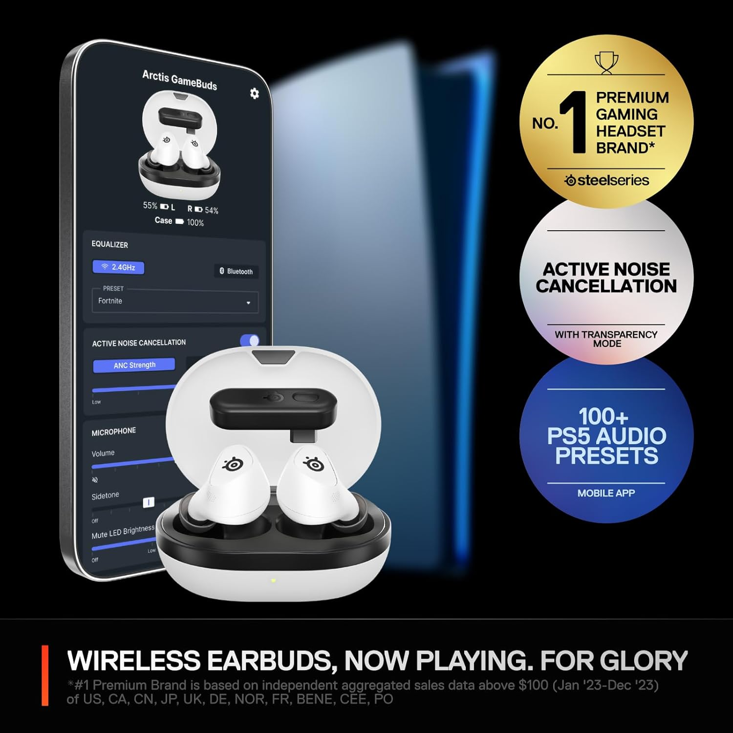 SteelSeries Arctis GameBuds White