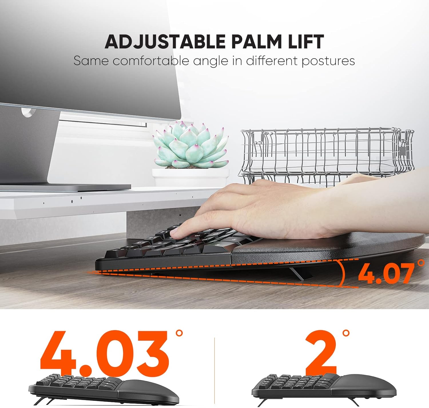 Meetion Director C Wireless Ergonomic Keyboard And Mouse Combo