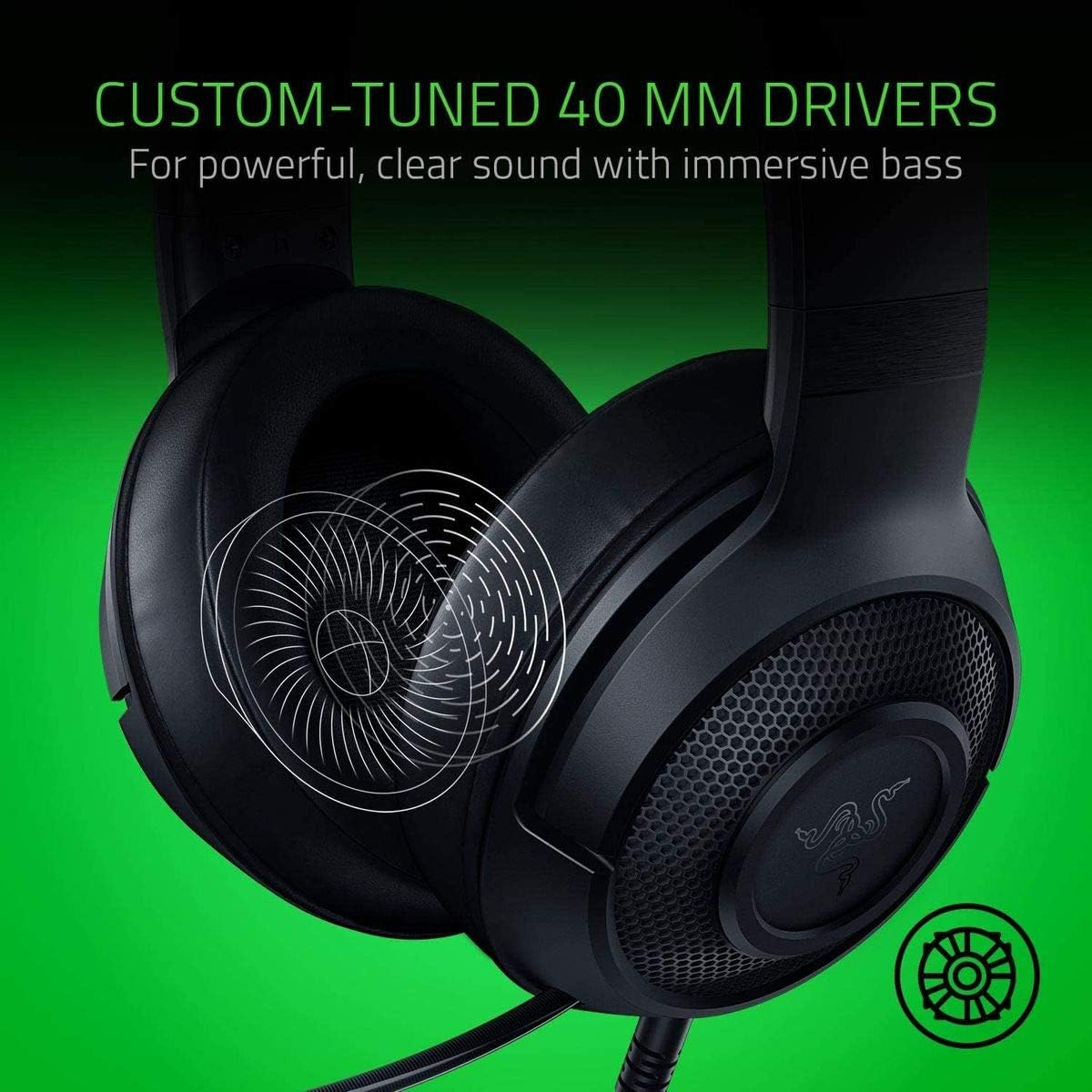 Razer Kraken X Lite Wired Gaming Headset