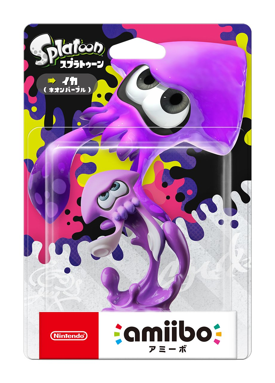 Nintendo Amiibo Inkling Squid Purple