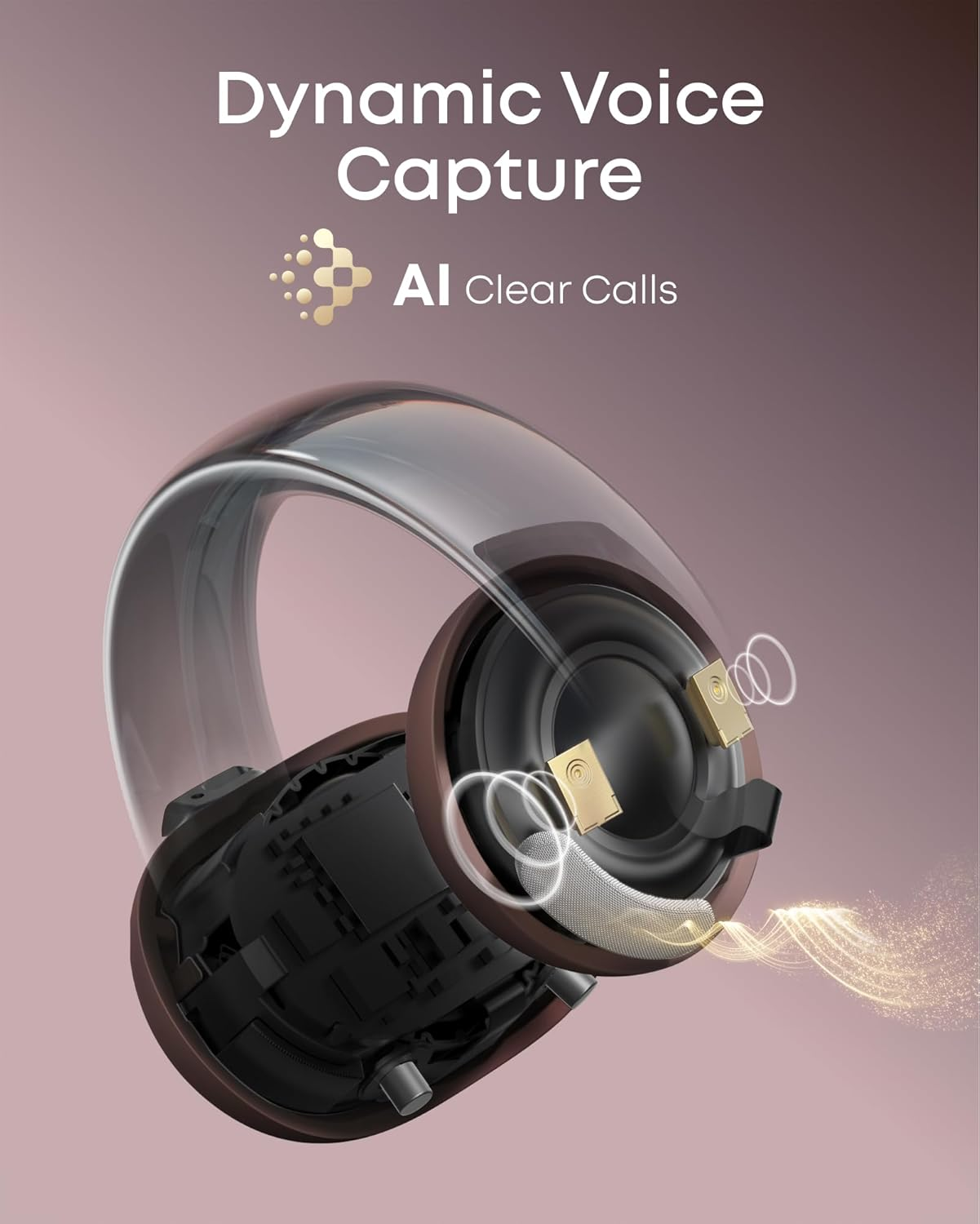 Soundcore AeroClip Open-Ear Clip-On Wireless Earbuds — Pink