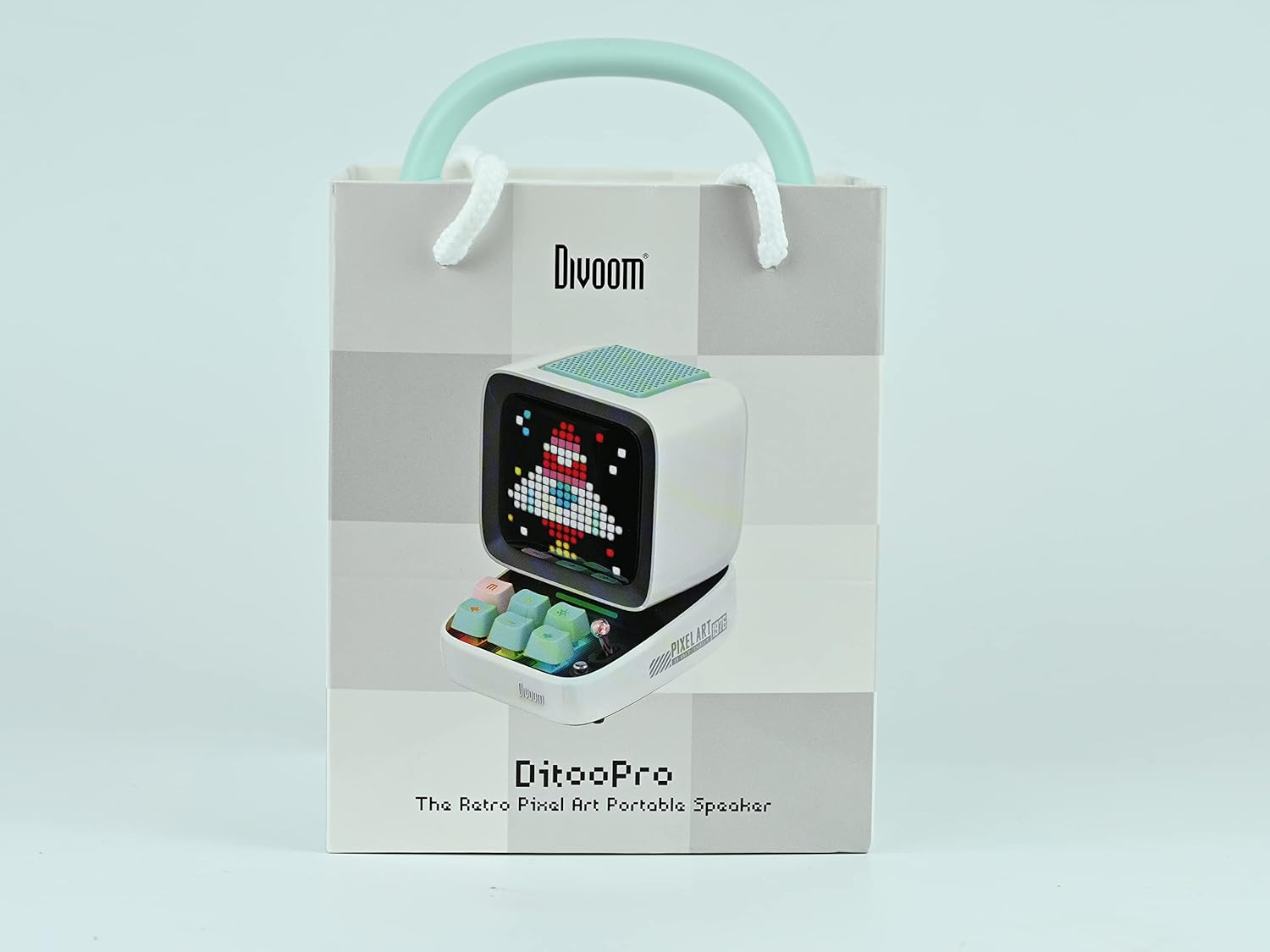 Divoom Ditoo Pro Bluetooth Mini Speaker - White