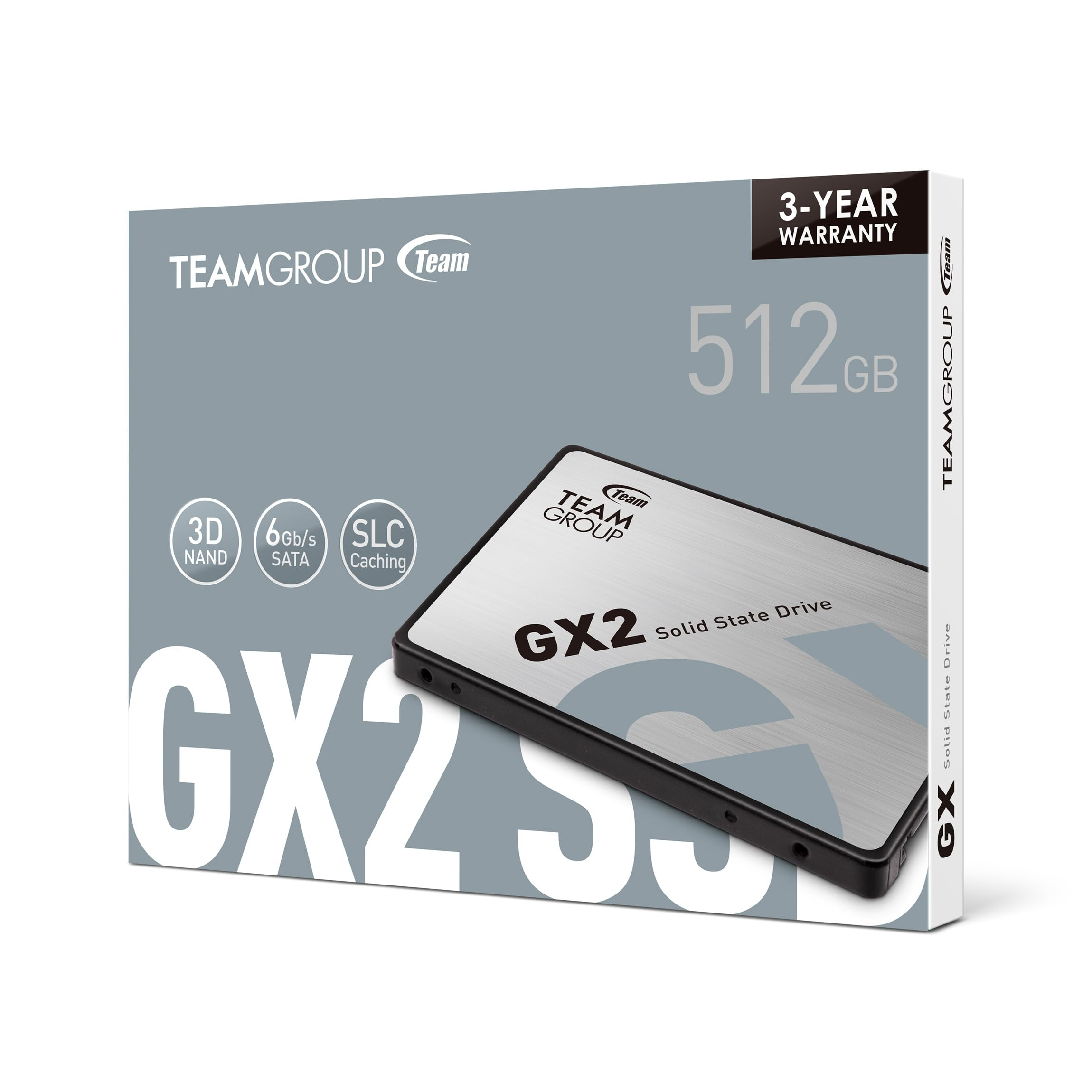 TeamGroup GX2 512GB 3D NAND TLC 2.5 Inch SATA (SSD)