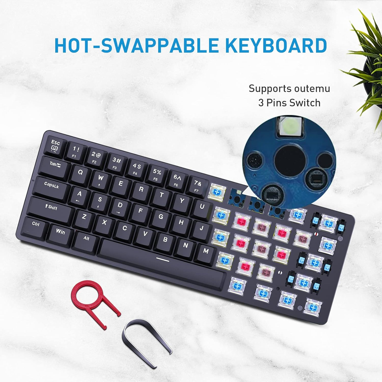 Redragon Elise K615 Pro Wireless Mechanical Gaming Keyboard