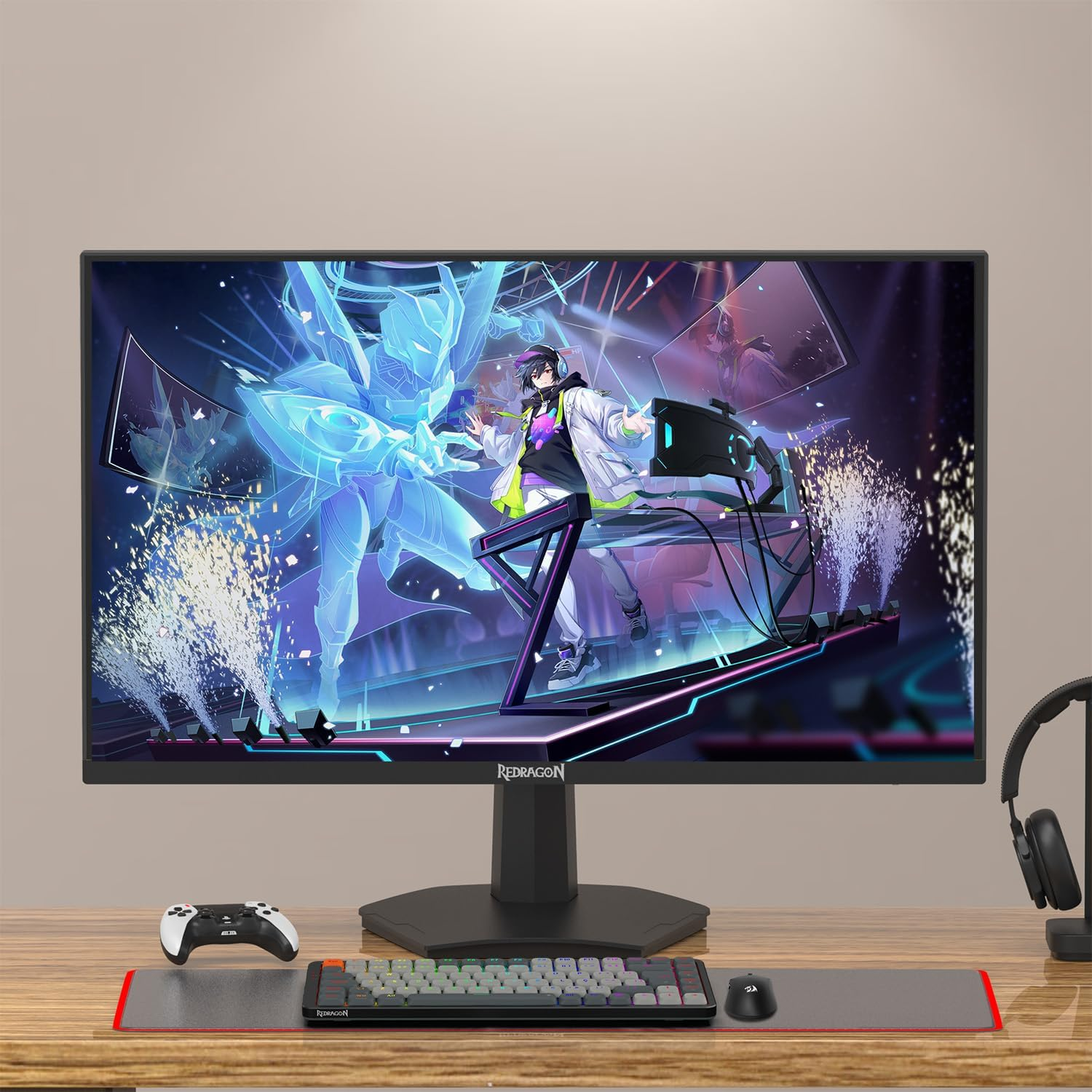 REDRAGON MIRROR-II GM27X5IPS 27 inch 180Hz IPS FHD Gaming Monitor