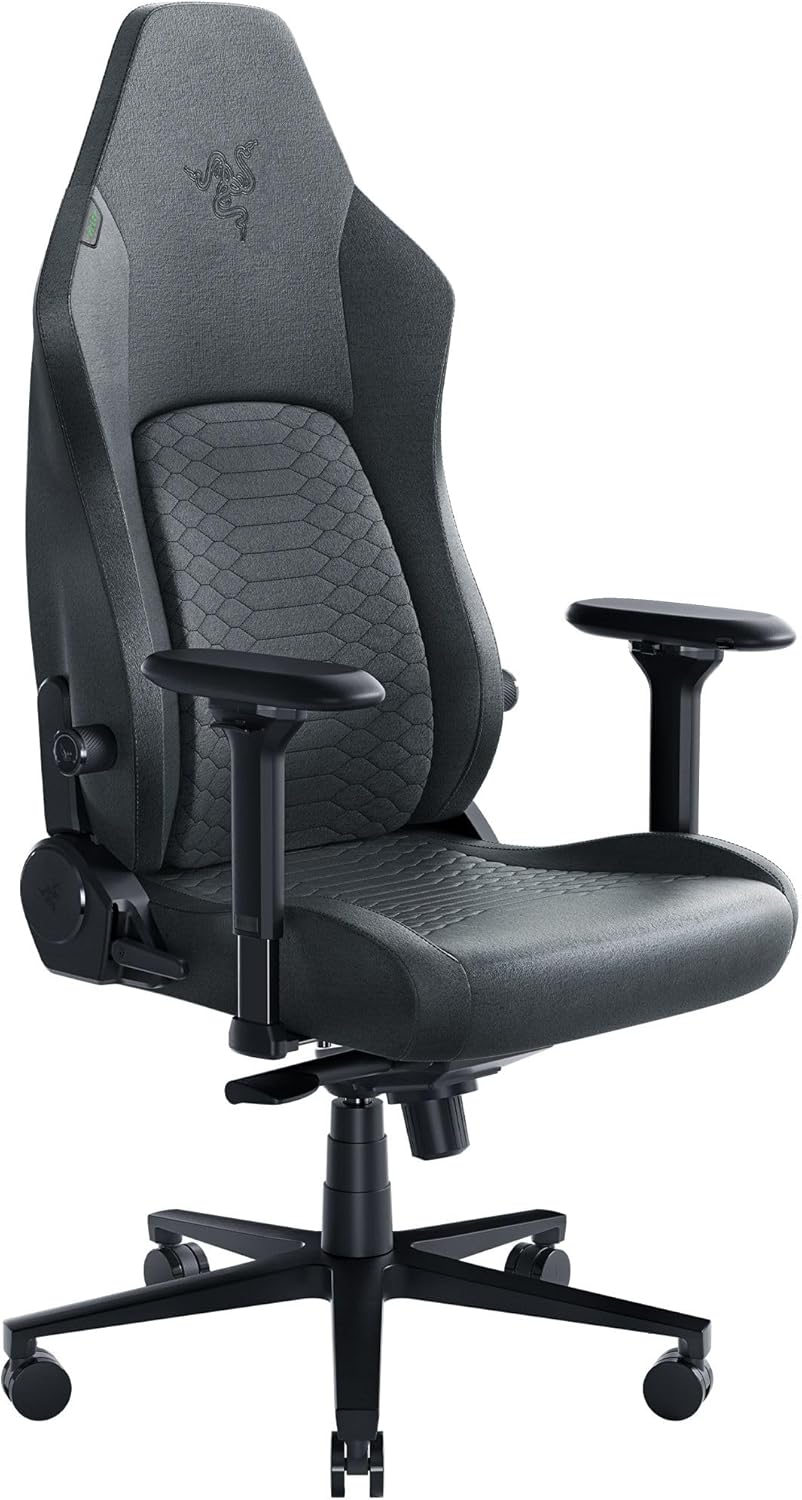 RAZER ISKUR V2 FABRIC GAMING CHAIR - GRAY