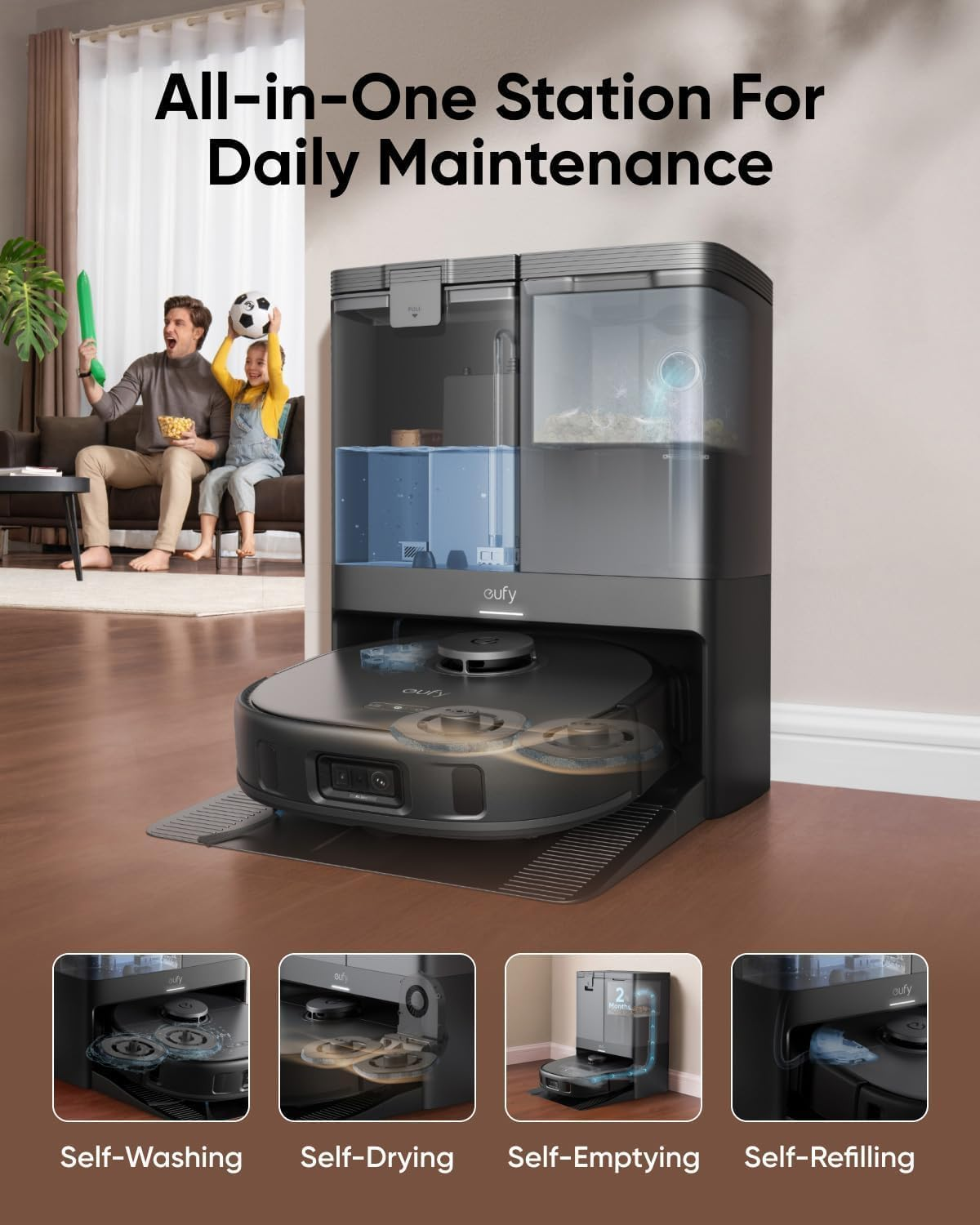 eufy X10 Pro Omni Robot Vacuum and Mop Combo