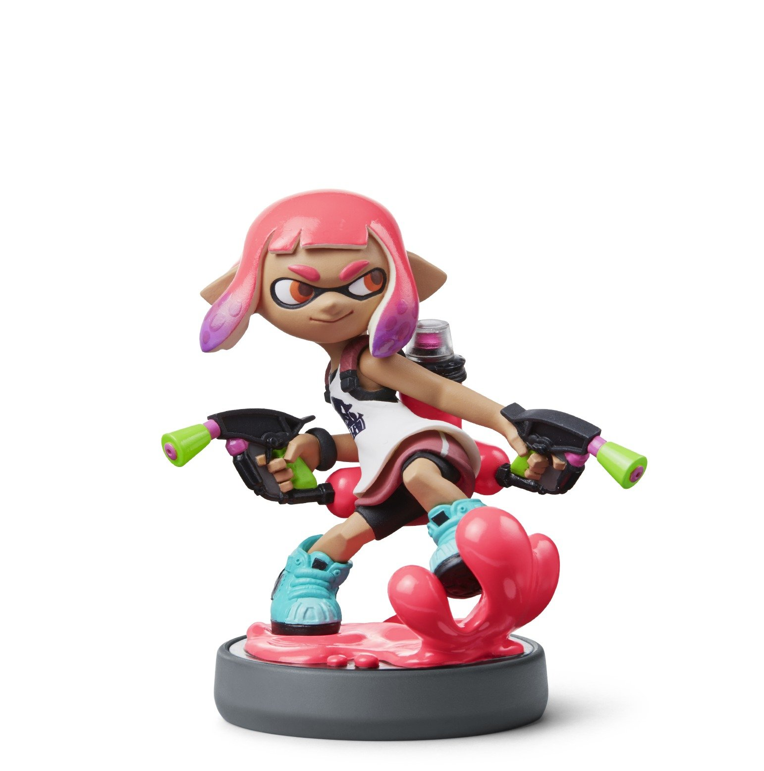 Nintendo Amiibo Inkling Girl Neon Pink