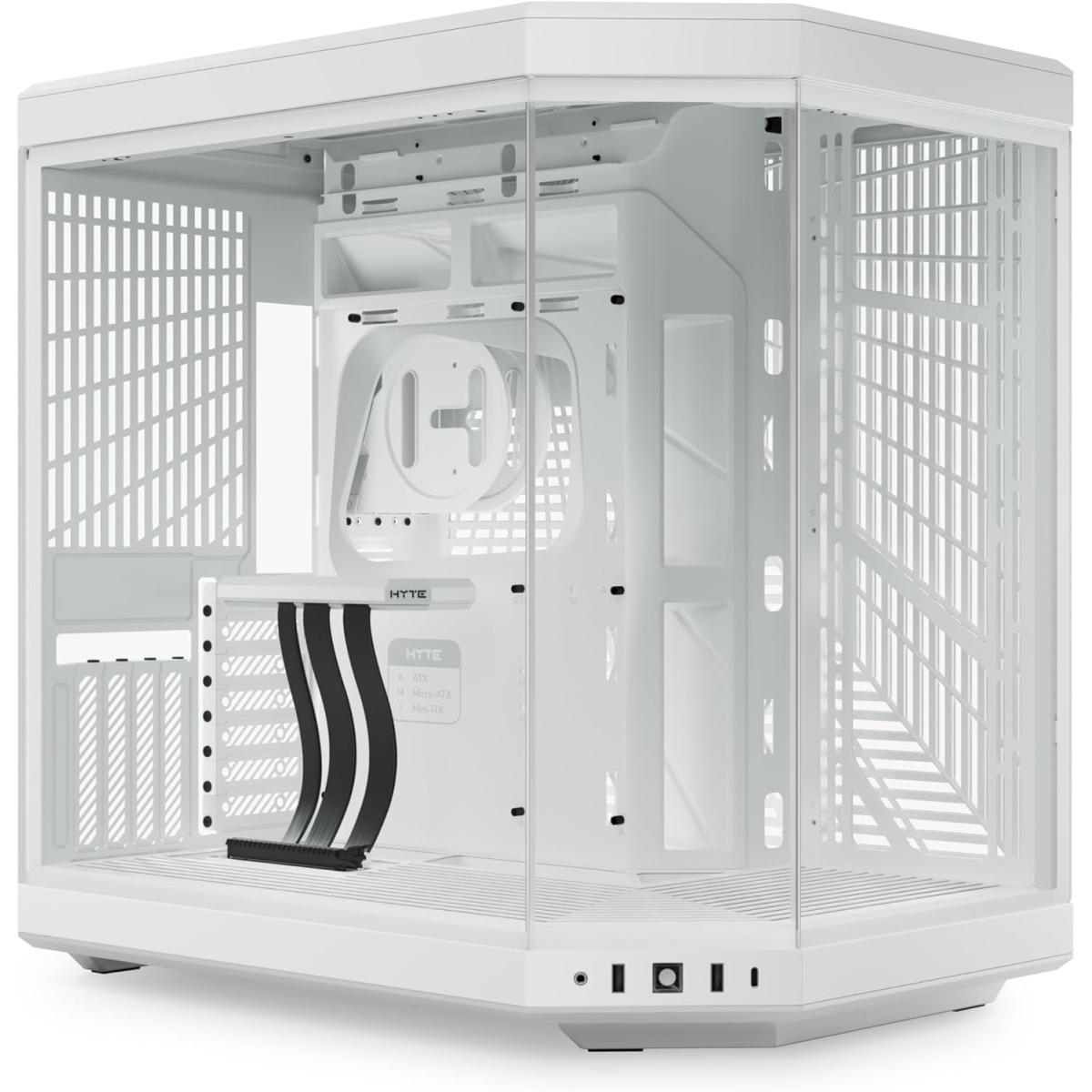 HYTE Y70 Standard Edition (Non-Touch) Dual Chamber ATX Mid Tower Modern Aesthetic Gaming case, Enhanced Edition Gaming Case