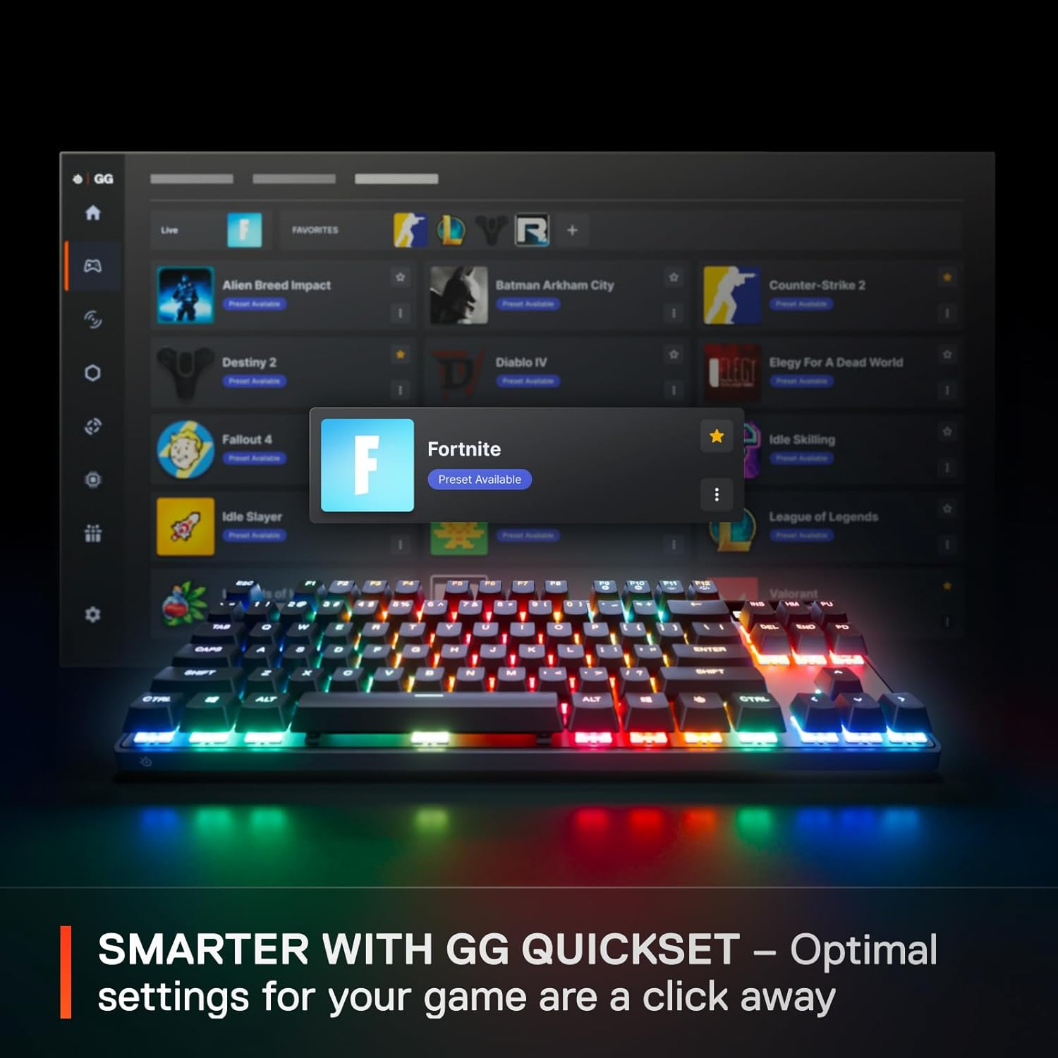 SteelSeries Apex Pro TKL Gen 3 OmniPoint 3.0 HyperMagnetic Switches Gaming Keyboard
