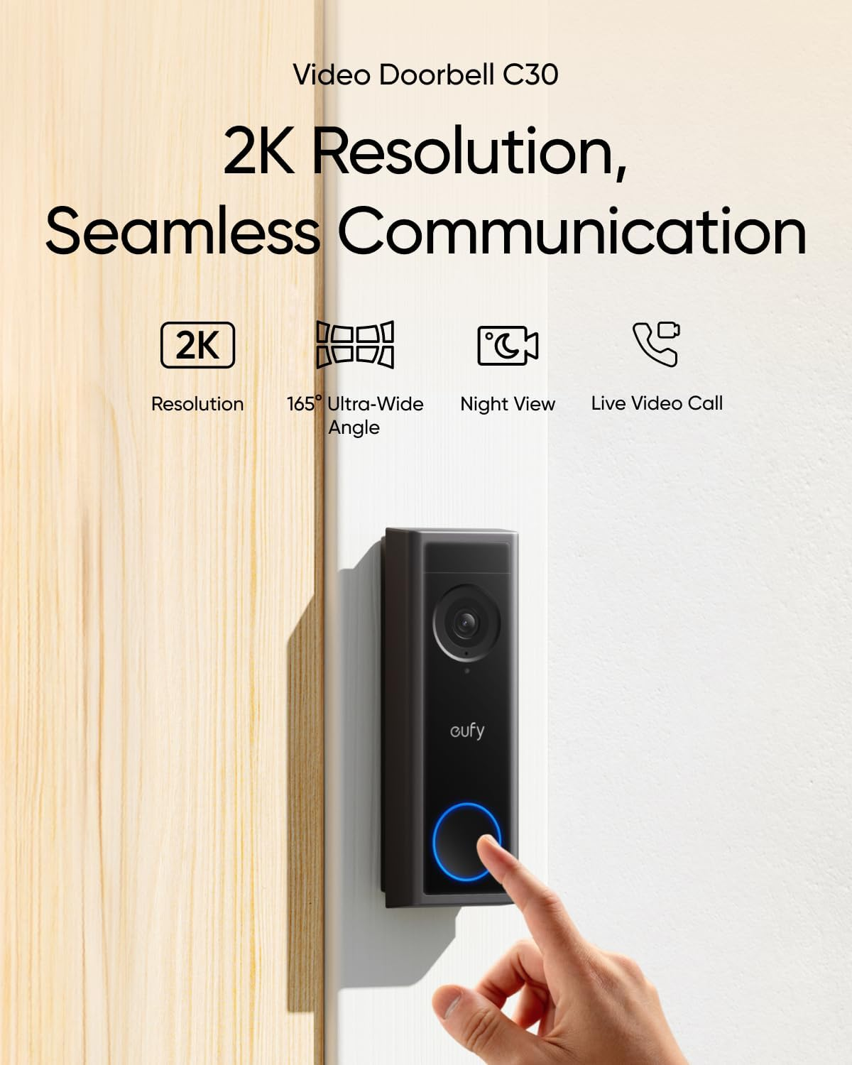 Eufy Video Doorbell C30 Black