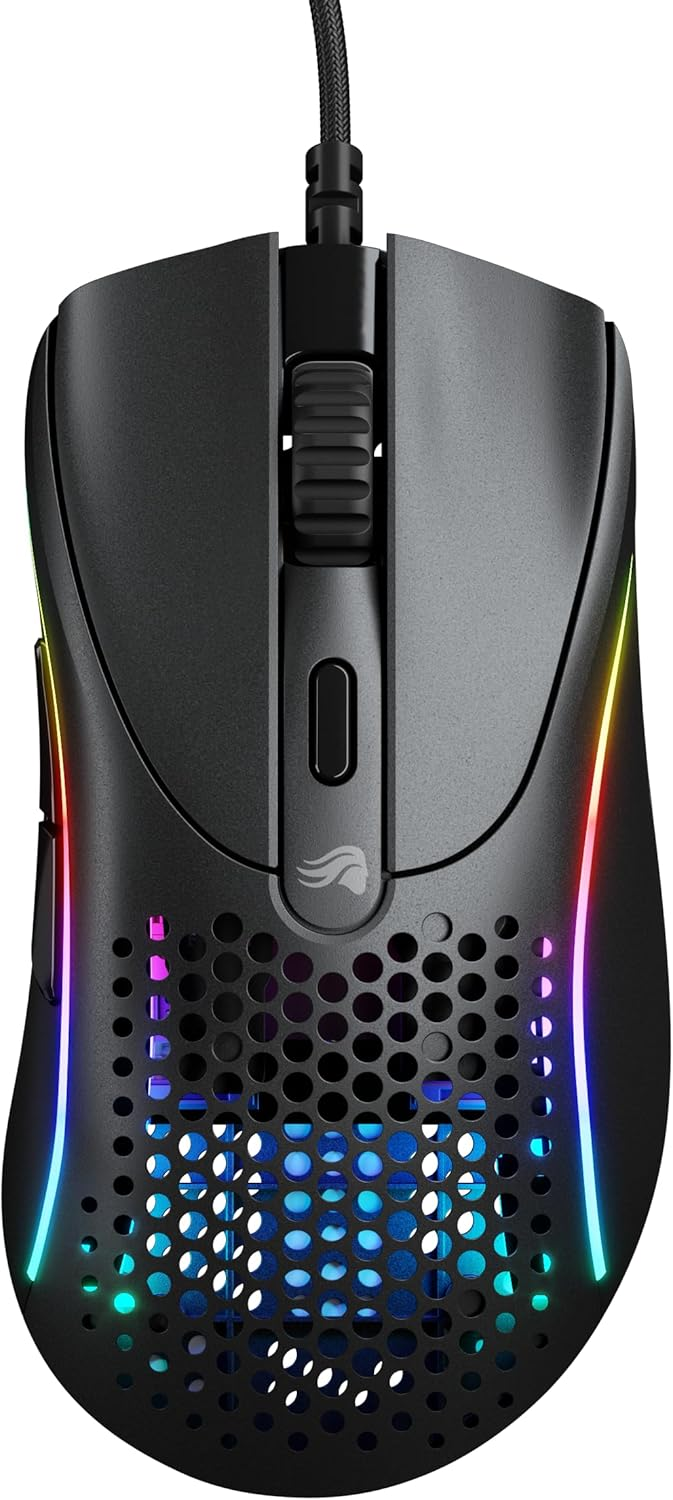 Glorious Model DV2 Wired RGB Gaming Mouse - Black