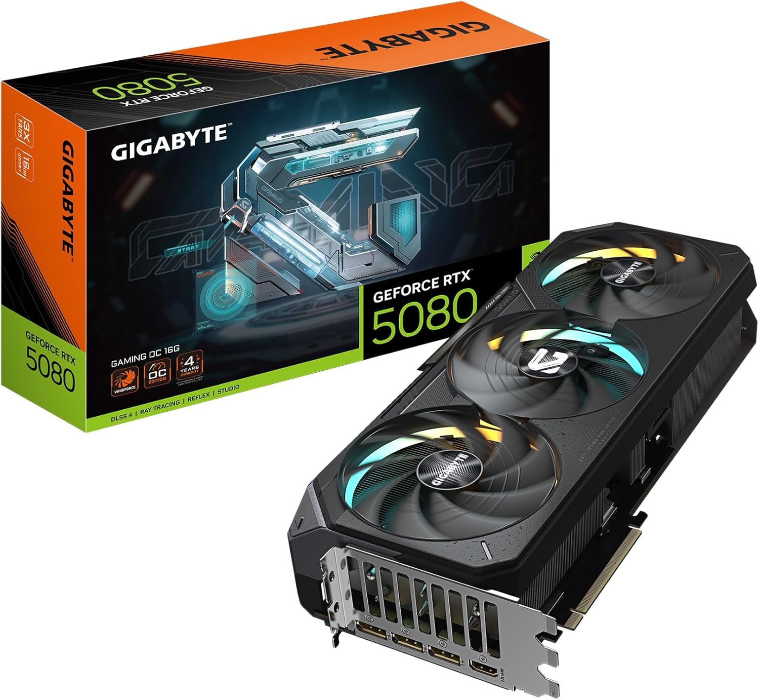 GIGABYTE RTX 5080 GAMING OC 16G GDDR7 256bit