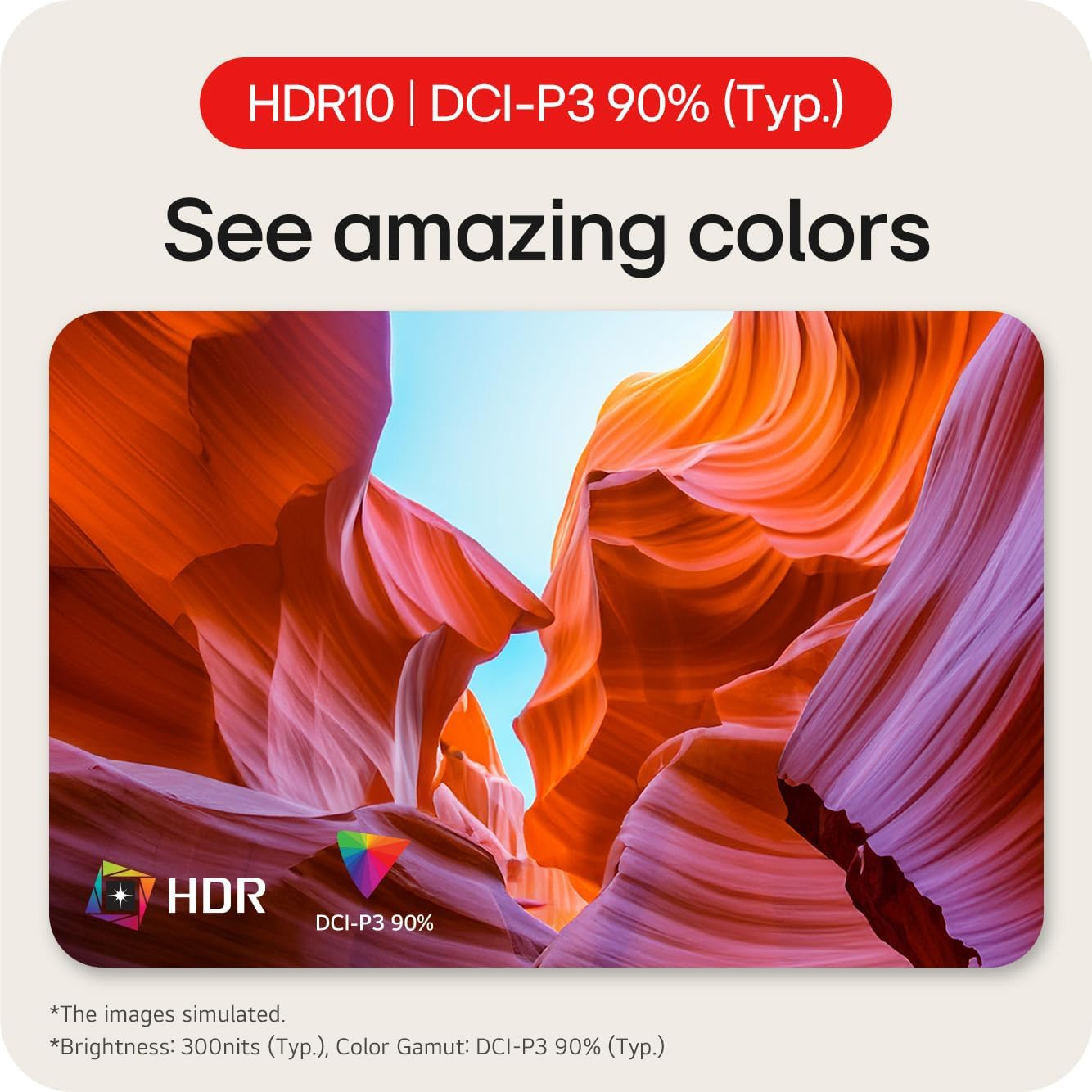 LG UltraFine Monitor 27US550-4K UHD IPS 27 inch, 60Hz, 5ms, DCI-P3 90%, 10bit, HDR10, Flicker safe & Reader Mode, Smart Energy Saving, Height-Tilt-Pivot-Swivel Adjustment, DP1.4, HDMI - White
