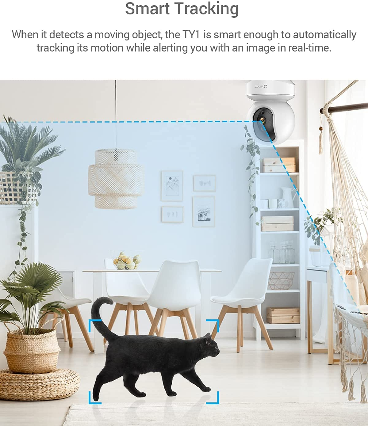 EZVIZ TY1 Pro Smart Wi-Fi Pan & Tilt Camera FHD
