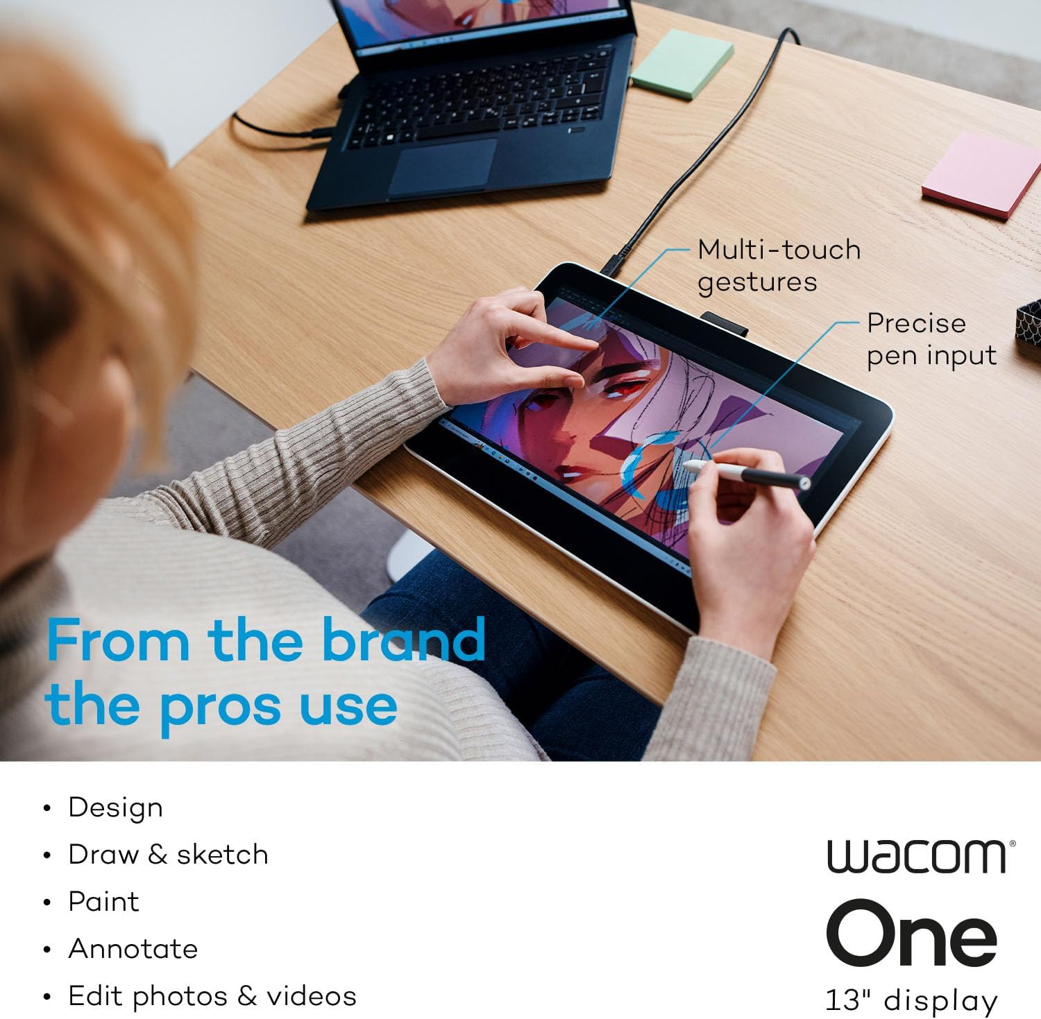 Wacom One 13 (2023) Creative Graphic Tablet 13.3