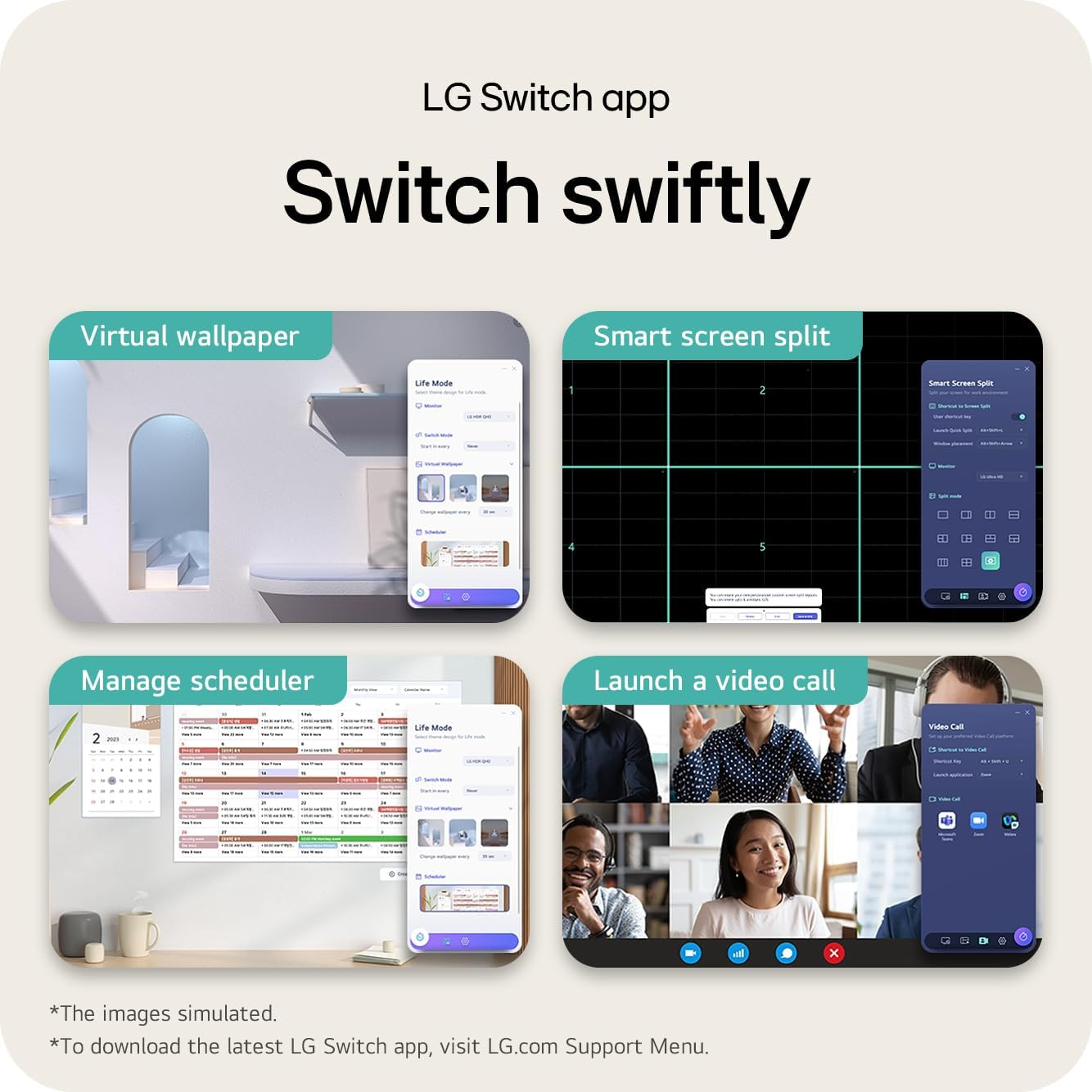 LG 27UP850K-W 27” 4K UHD UltraFine™ IPS Monitor HDR™ 400 and USB Type-C- Monitor