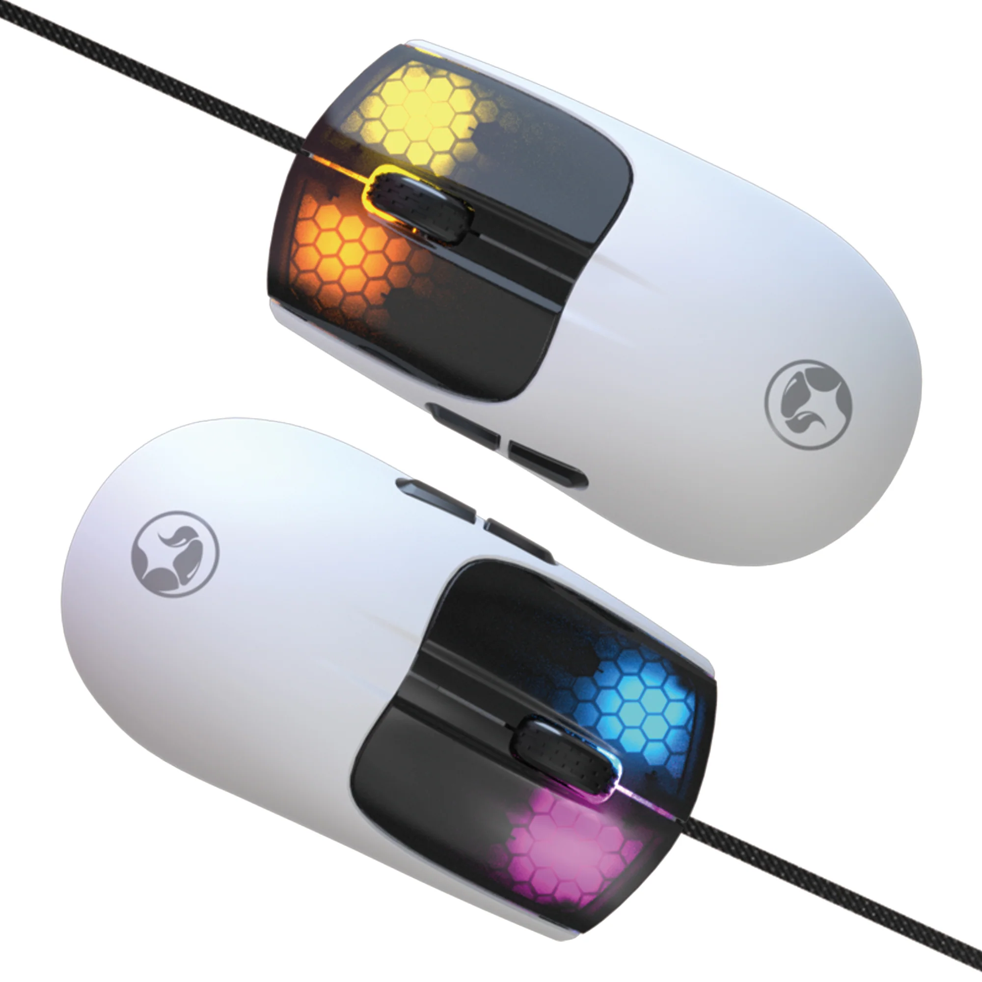 Marvo M727 Lightweight Gaming Mouse White