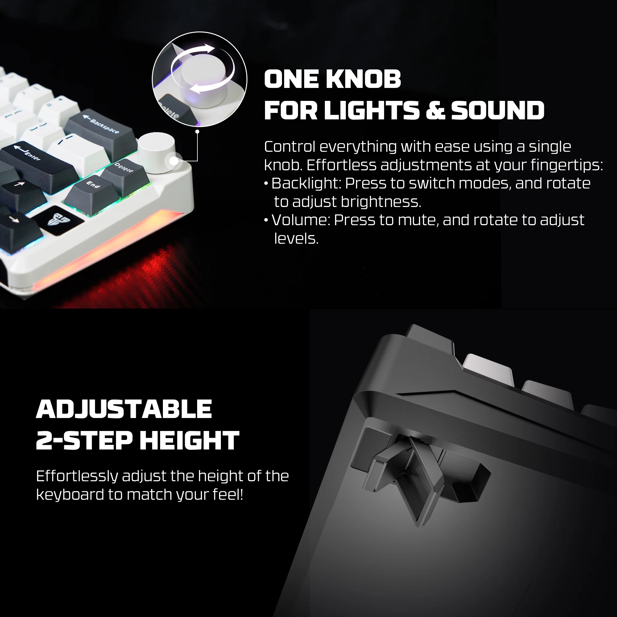 Fantech MK919 ATOM PRO66 Mechanical Keyboard Black