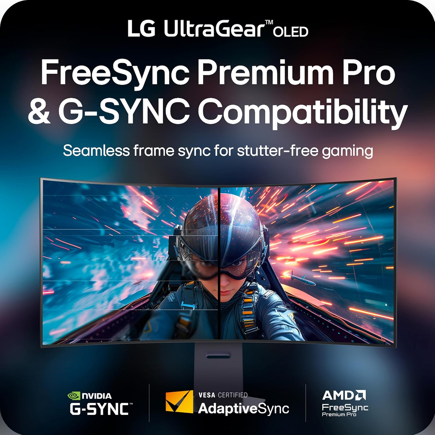 LG 45GX950A-B UltraGear™ 45” OLED 5K2K WUHD Gaming Monitor – 165Hz / 330Hz Dual Mode, 0.03 ms, G-SYNC