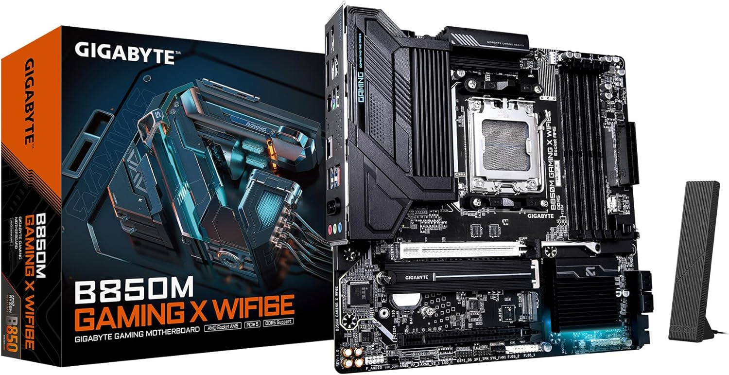 Gigabyte AMD B850M AORUS ELITE WIFI-6E ICE MATX Motherboard