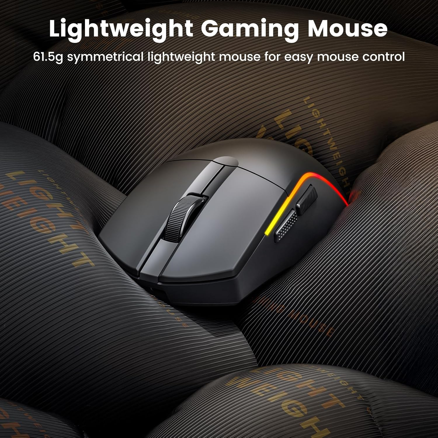 Redragon MCM816-PRO Tri-Mode Wireless Gaming Mouse - Black