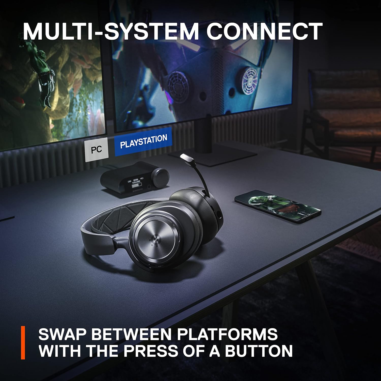 SteelSeries Arctis Nova Pro Wireless Multi-System Gaming Headset