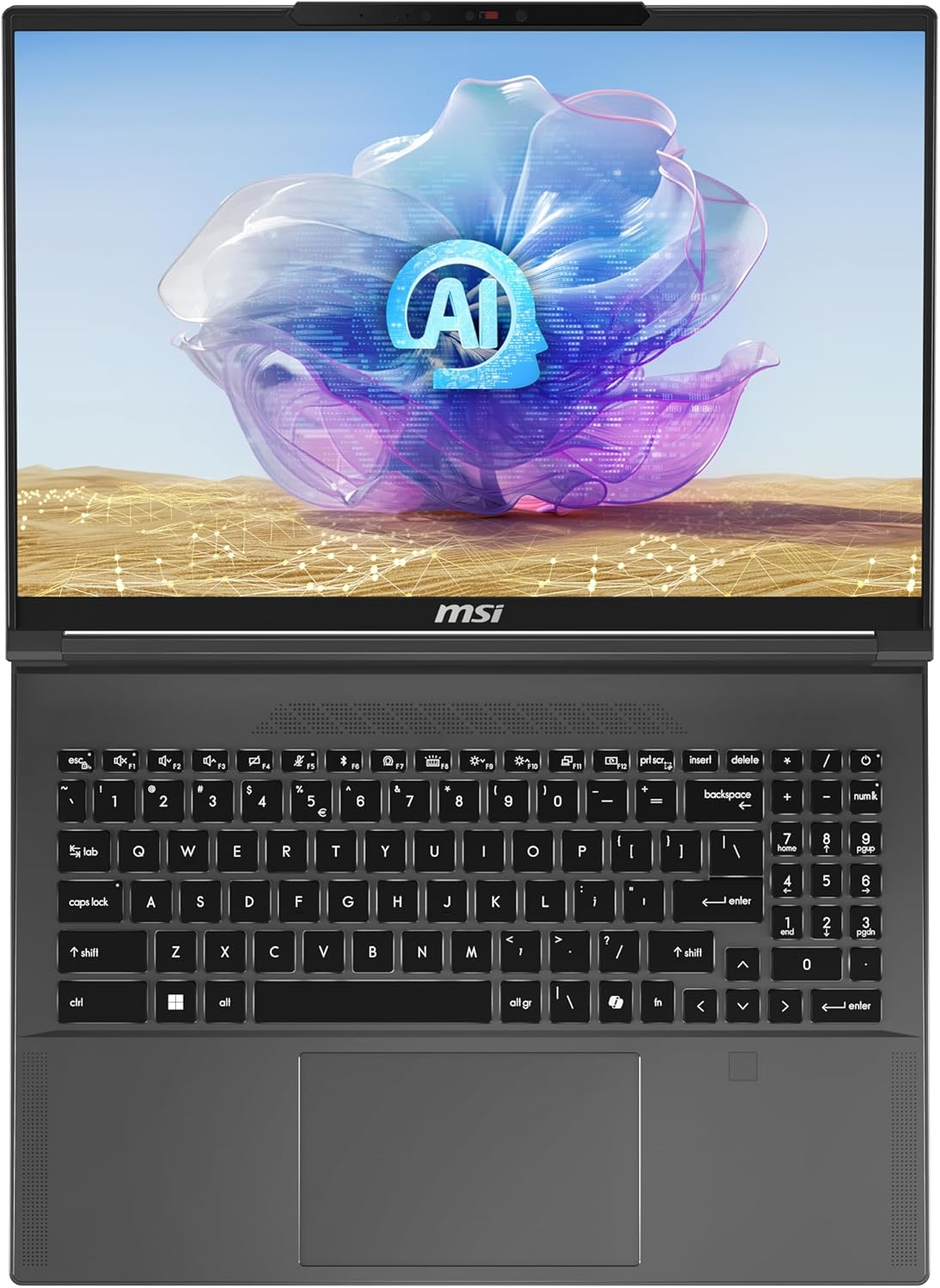 MSI Creator A16 AI+ Copilot+ AMD Ryzen AI 9 365 50 NPU TOPS, NVIDIA GeForce RTX 4060 8GB, 16