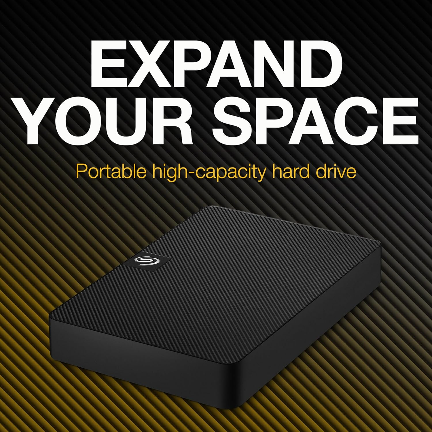 Seagate Expansion 4TB USB-a Portable External Hard Drive - Black