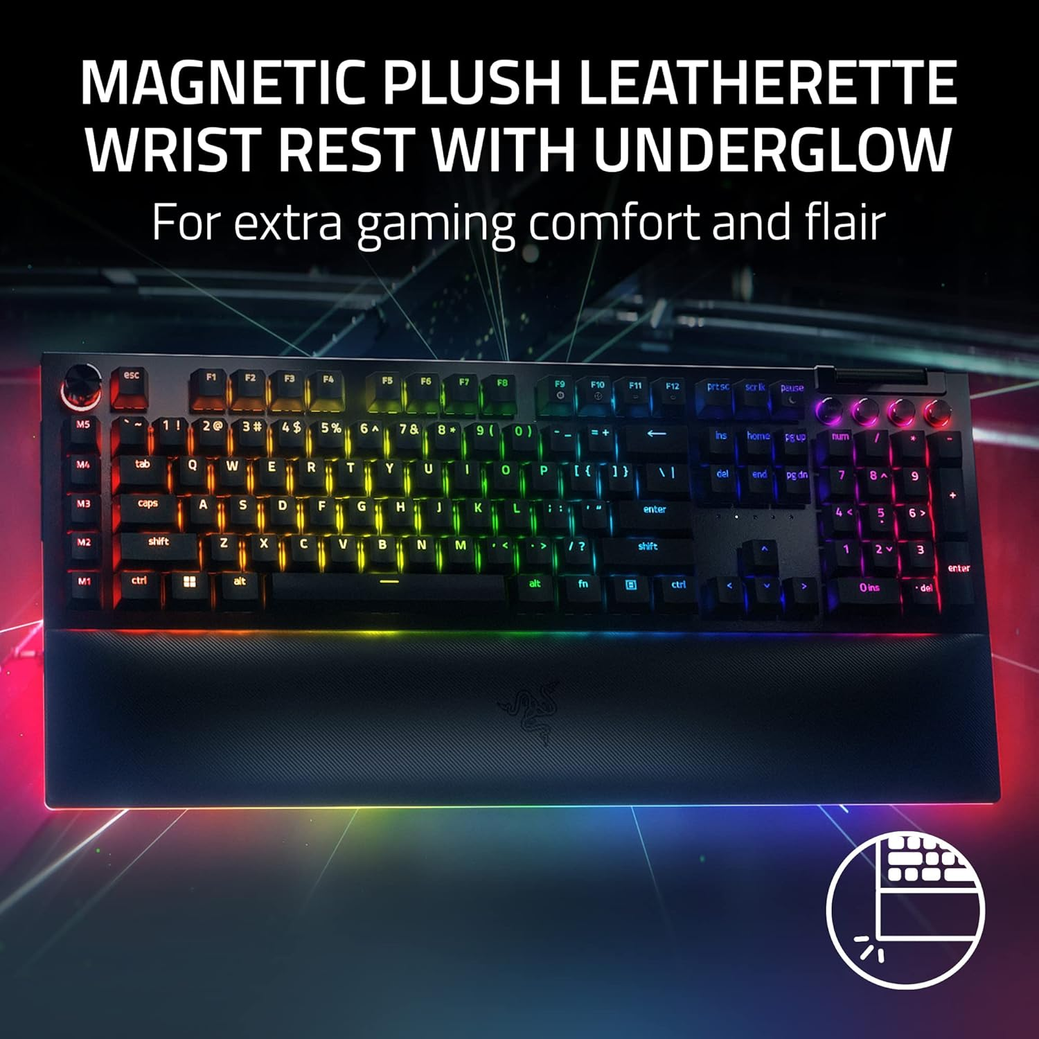 Razer BlackWidow V4 Pro Wired Mechanical Keyboard