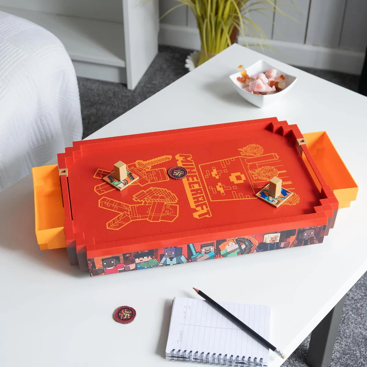 AMBASSADOR MINECRAFT ARCADE AIR HOCKEY PREMIUM SERIES NETHER