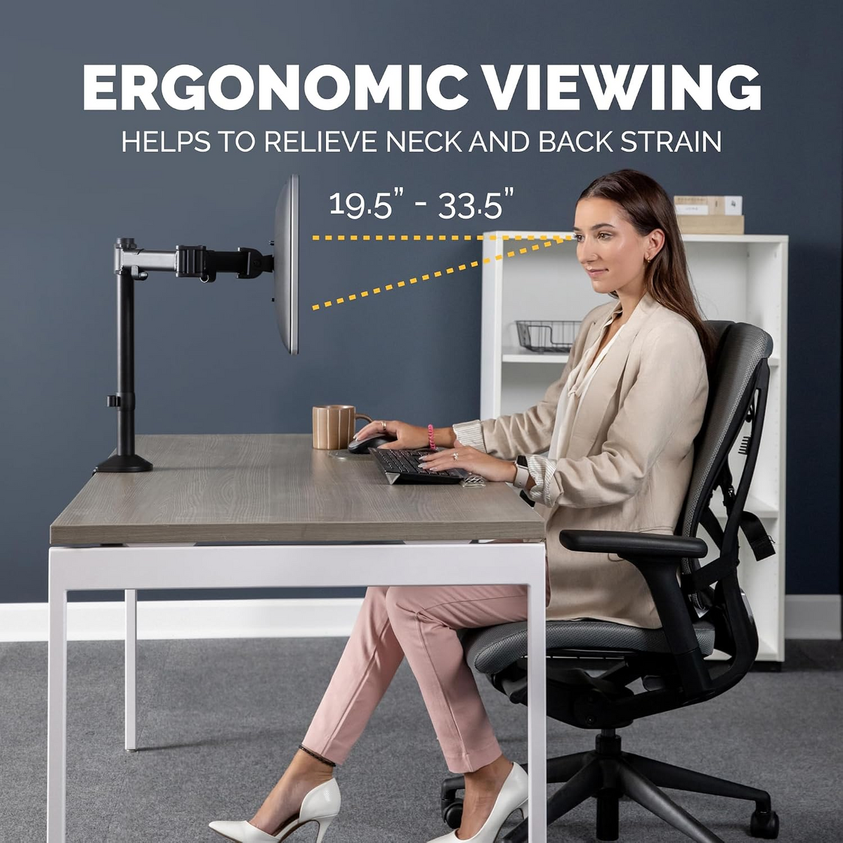 Fellowes Reflex Single Monitor Arm