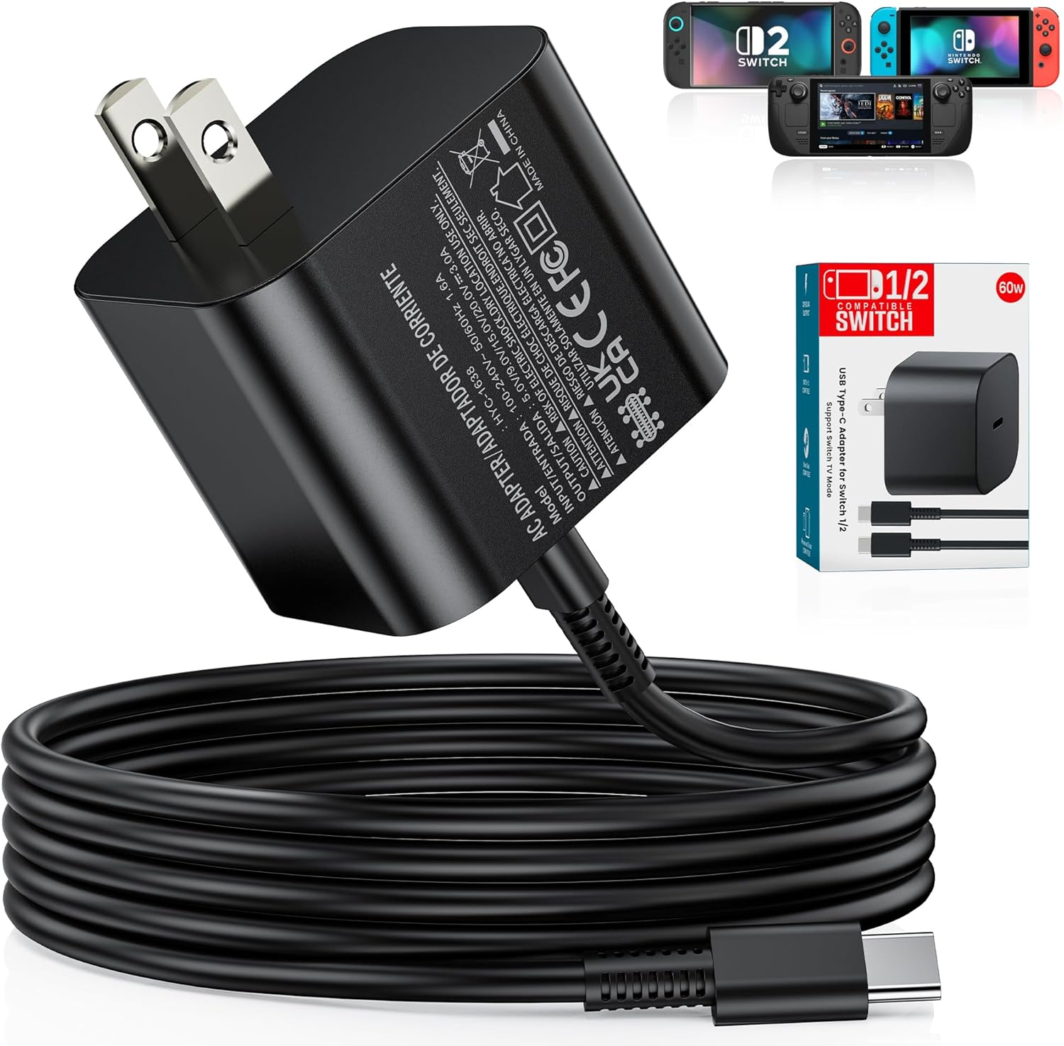 Nintendo Switch 2 AC Adapter 60W Nintendo Switch 2 AC Adapter 60W