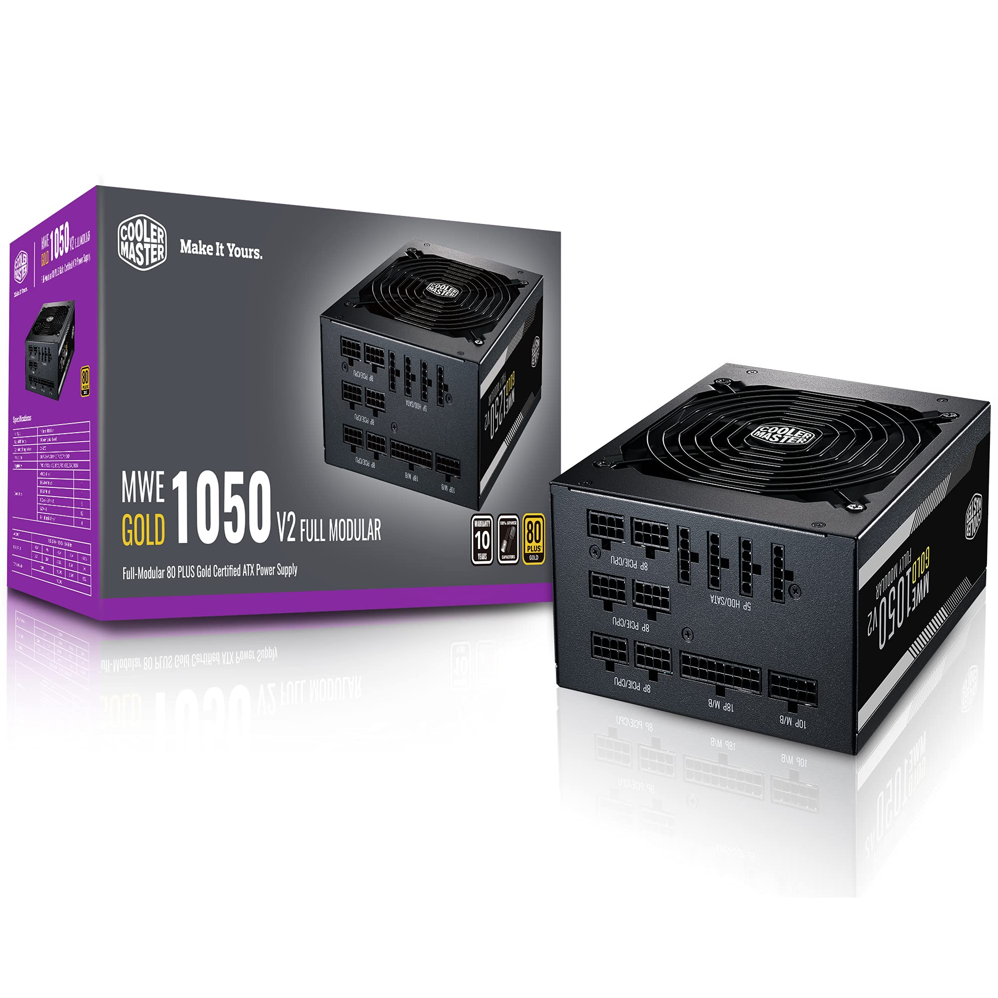 Cooler Master MWE Gold 1050W V2 ATX3.0 Fully Modular 80+ Gold Efficiency