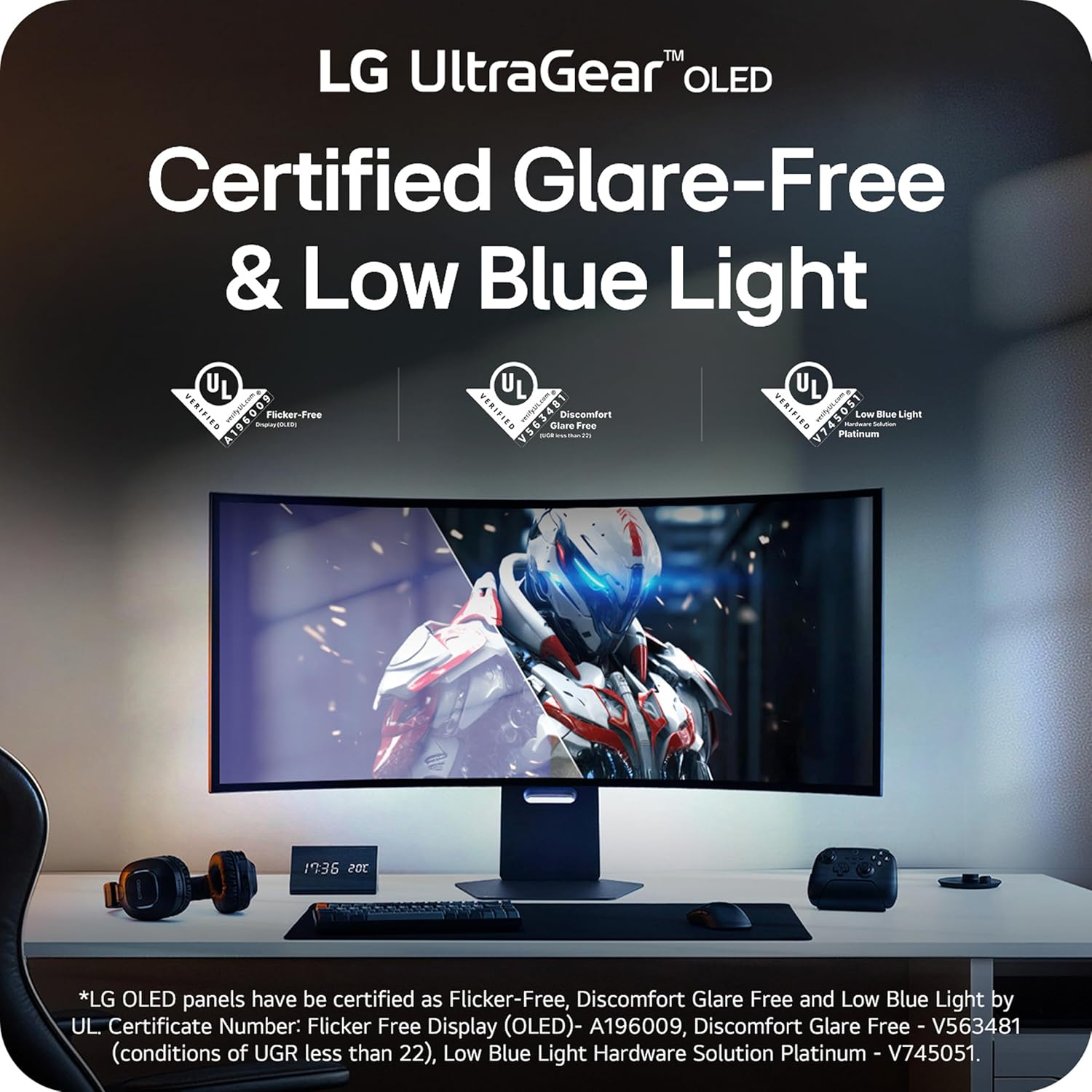 LG 45GX950A-B UltraGear™ 45” OLED 5K2K WUHD Gaming Monitor – 165Hz / 330Hz Dual Mode, 0.03 ms, G-SYNC