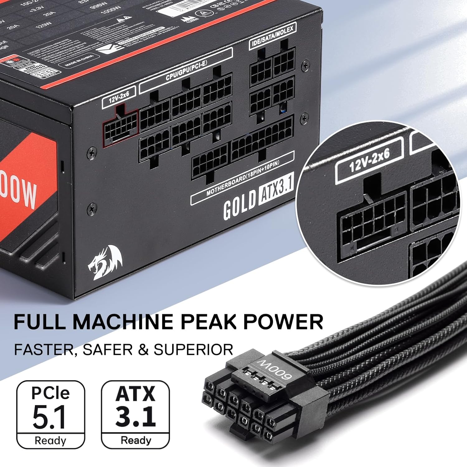 Redragon RGPS GC-PS011 800W 80 Plus Bronze  Power Supply