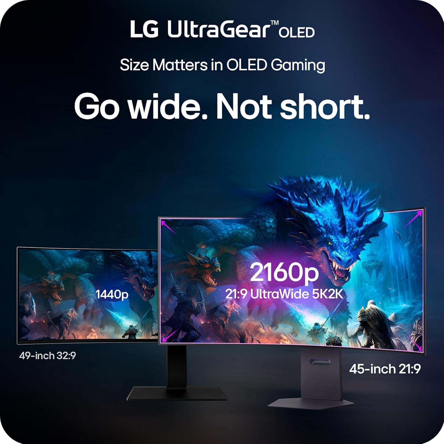 LG 45GX950A-B UltraGear™ 45” OLED 5K2K WUHD Gaming Monitor – 165Hz / 330Hz Dual Mode, 0.03 ms, G-SYNC