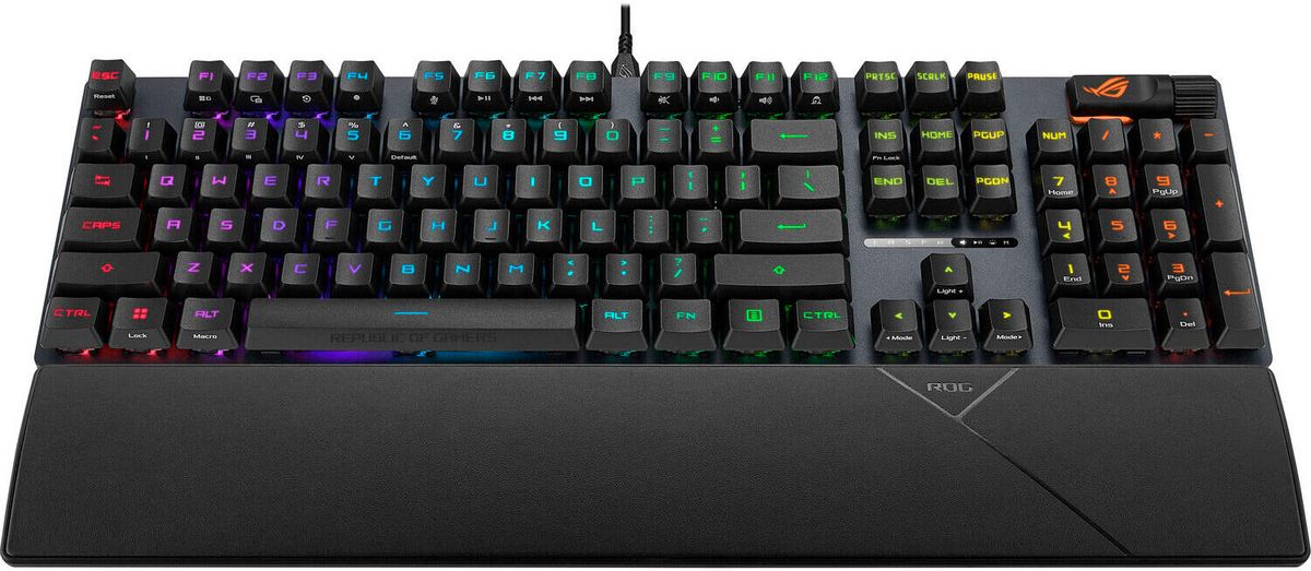 Asus ROG XA12 STRIX SCOPE II RX OPTICAL MECHANICAL GAMING KEYBOARD BLACK