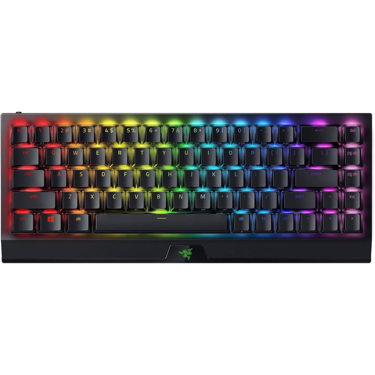 Razer BlackWidow V3 Mini HyperSpeed 65% Wireless Mechanical Yellow Switches Phantom Pudding Keycaps up to 200Hrs Battery Life Razer BlackWidow V3 Mini HyperSpeed 65% Wireless Mechanical Yellow Switches Phantom Pudding Keycaps up to 200Hrs Battery Life