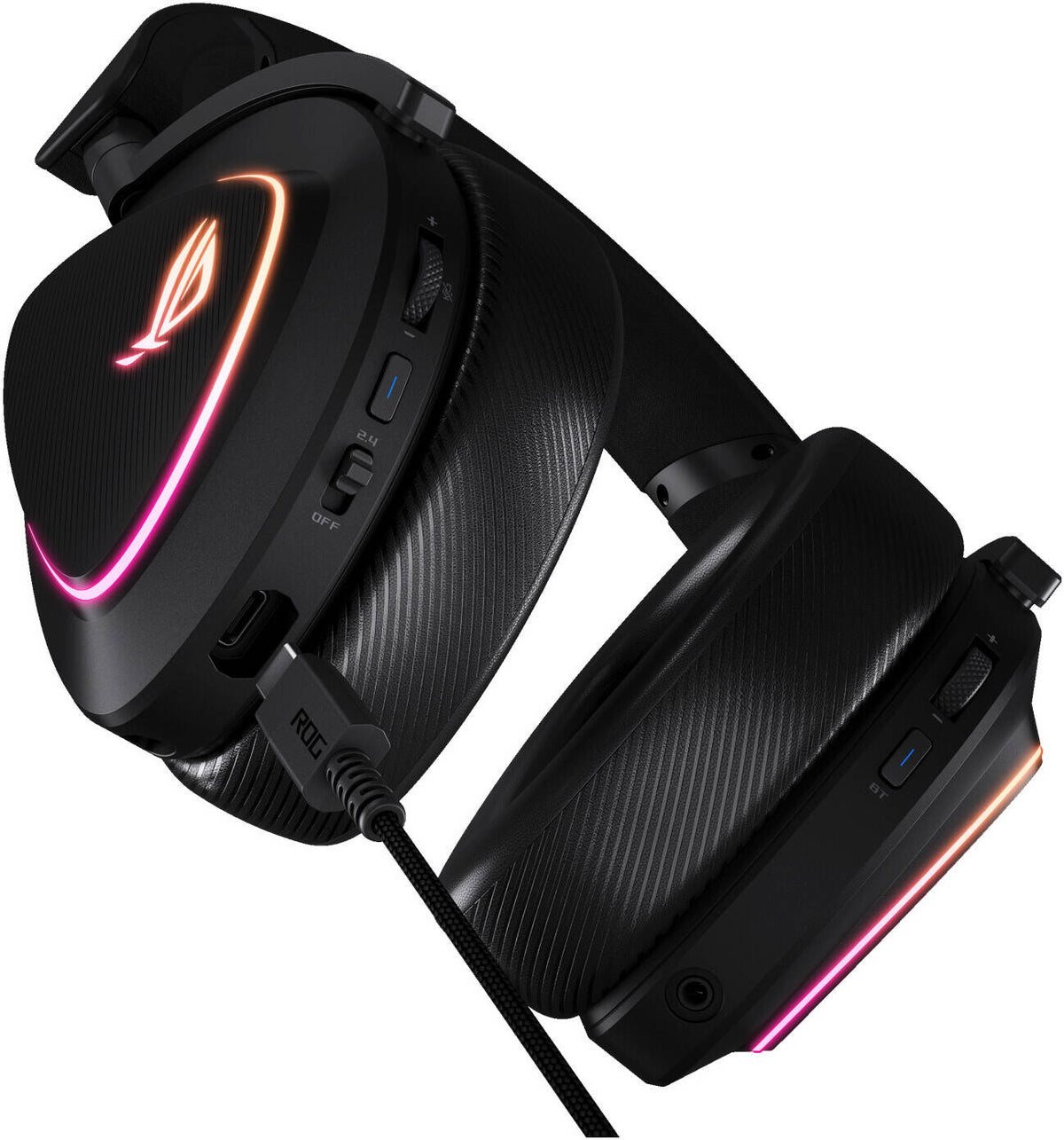 ASUS ROG A701 DELTA II TRI MODE WIRELESS GAMING HEADSET - BLACK