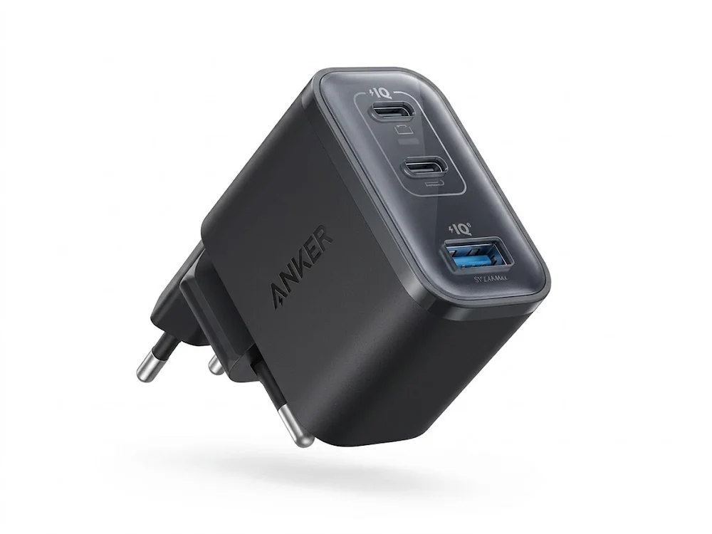 Anker Nano Charger (70W, 3 Ports) Black Anker Nano Charger (70W, 3 Ports) Black