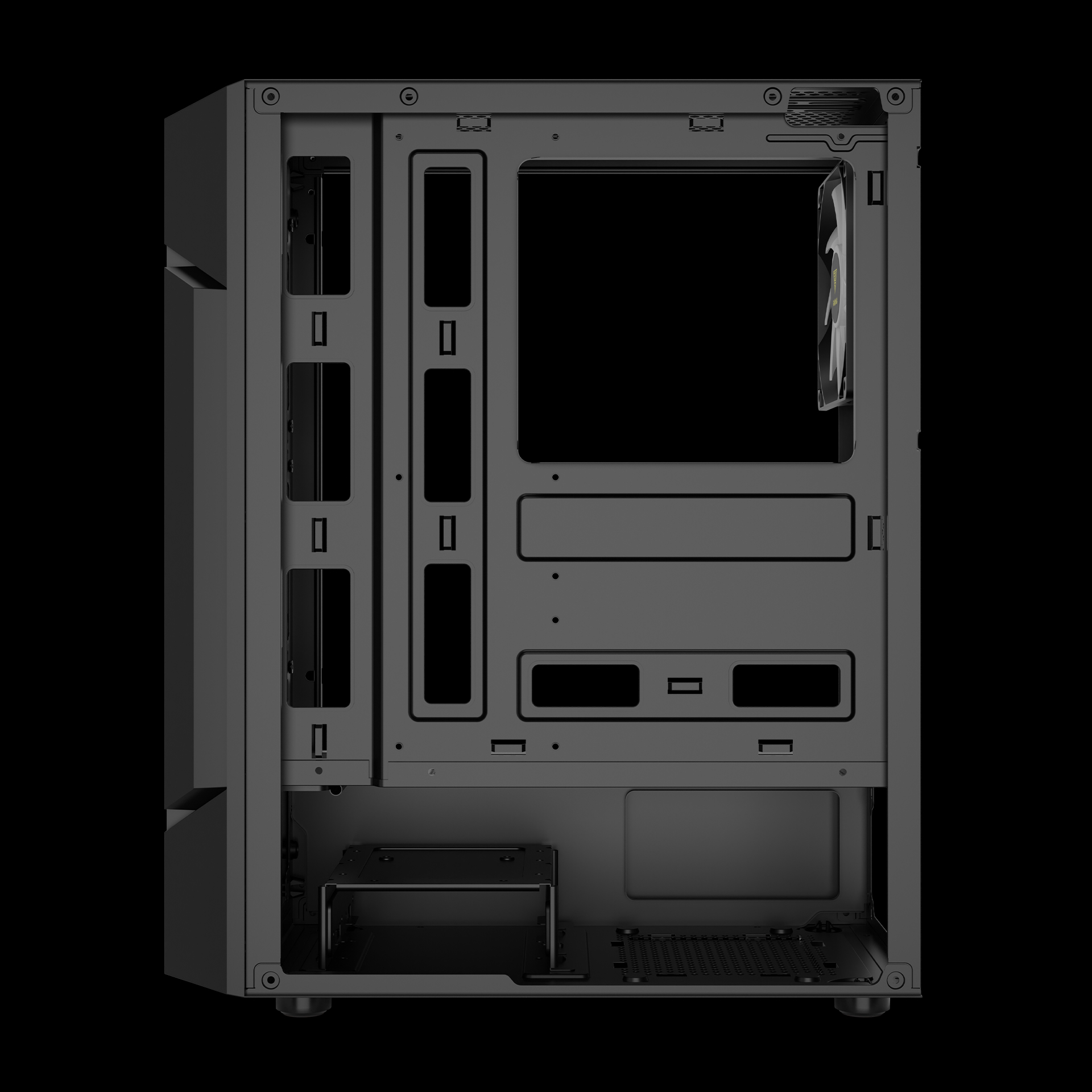 GAMDIAS AURA GC7 ARGB Mid Tower Gaming Case - Black