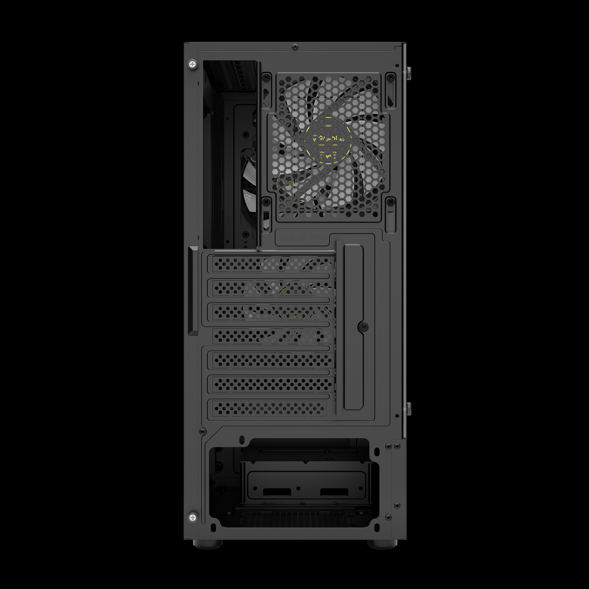 GAMDIAS AURA GC7 ARGB Mid Tower Gaming Case - Black