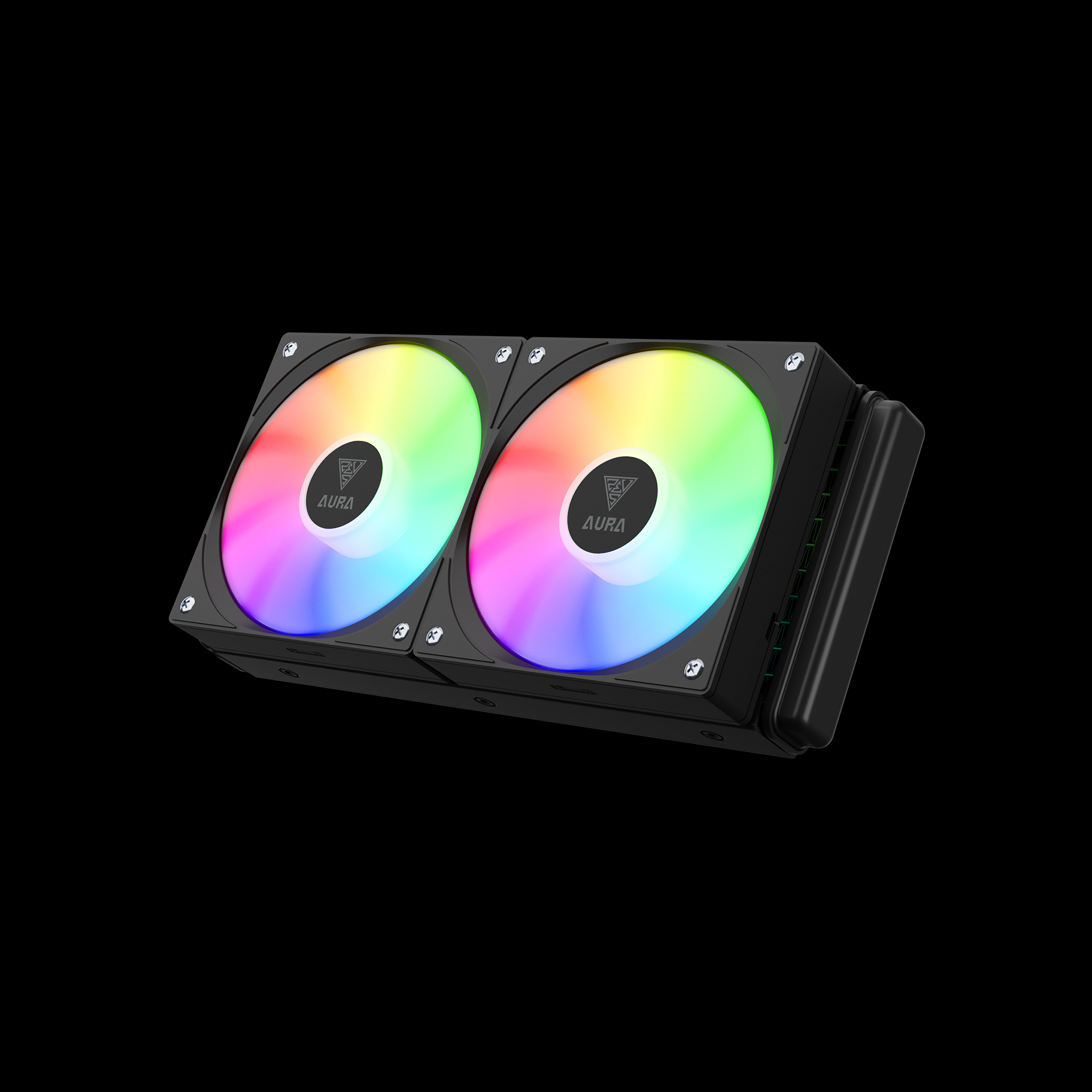 GAMDIAS AURA GL240 V2 ARGB Liquid Cooler - Black