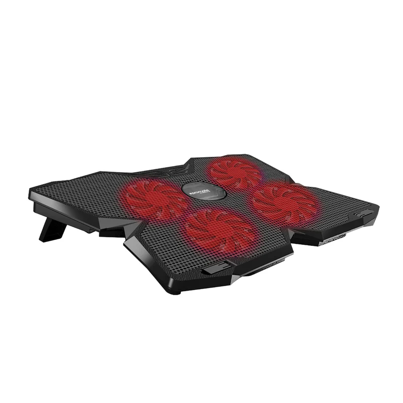 Promate AirBase 3 Ergonomic Laptop Cooling Pad with Silent Fan Technology