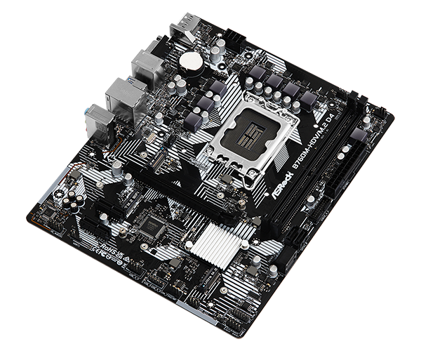 ASRock B760M-HDV M.2 LGA 1700 DDR4 Micro ATX Motherboard