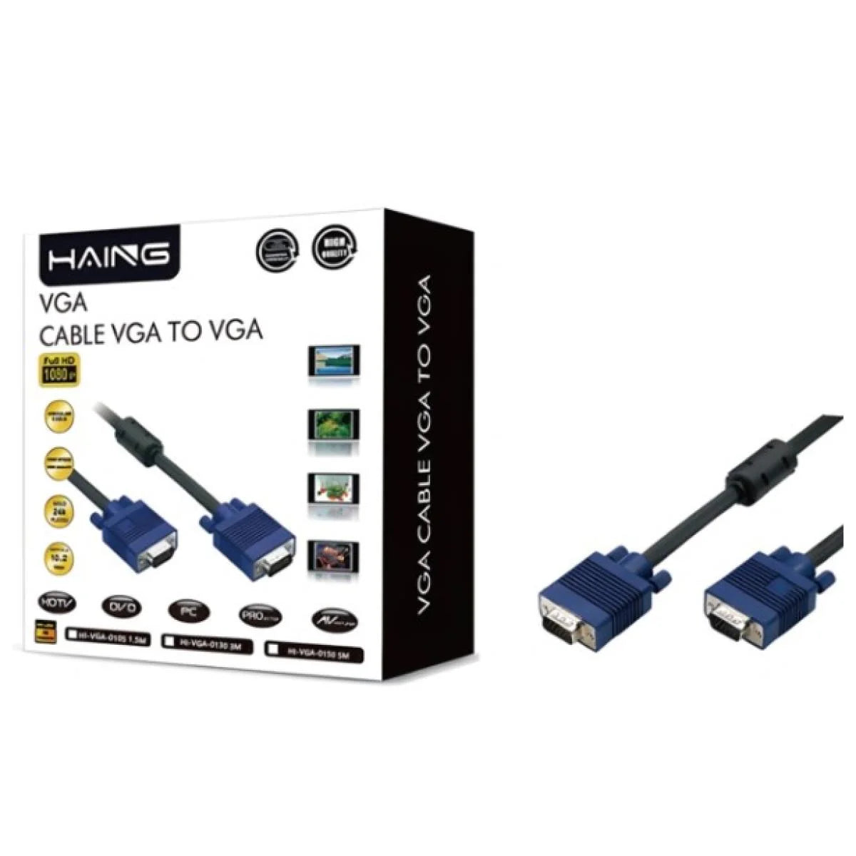 HAING VGA CABLE TO VGA 10M