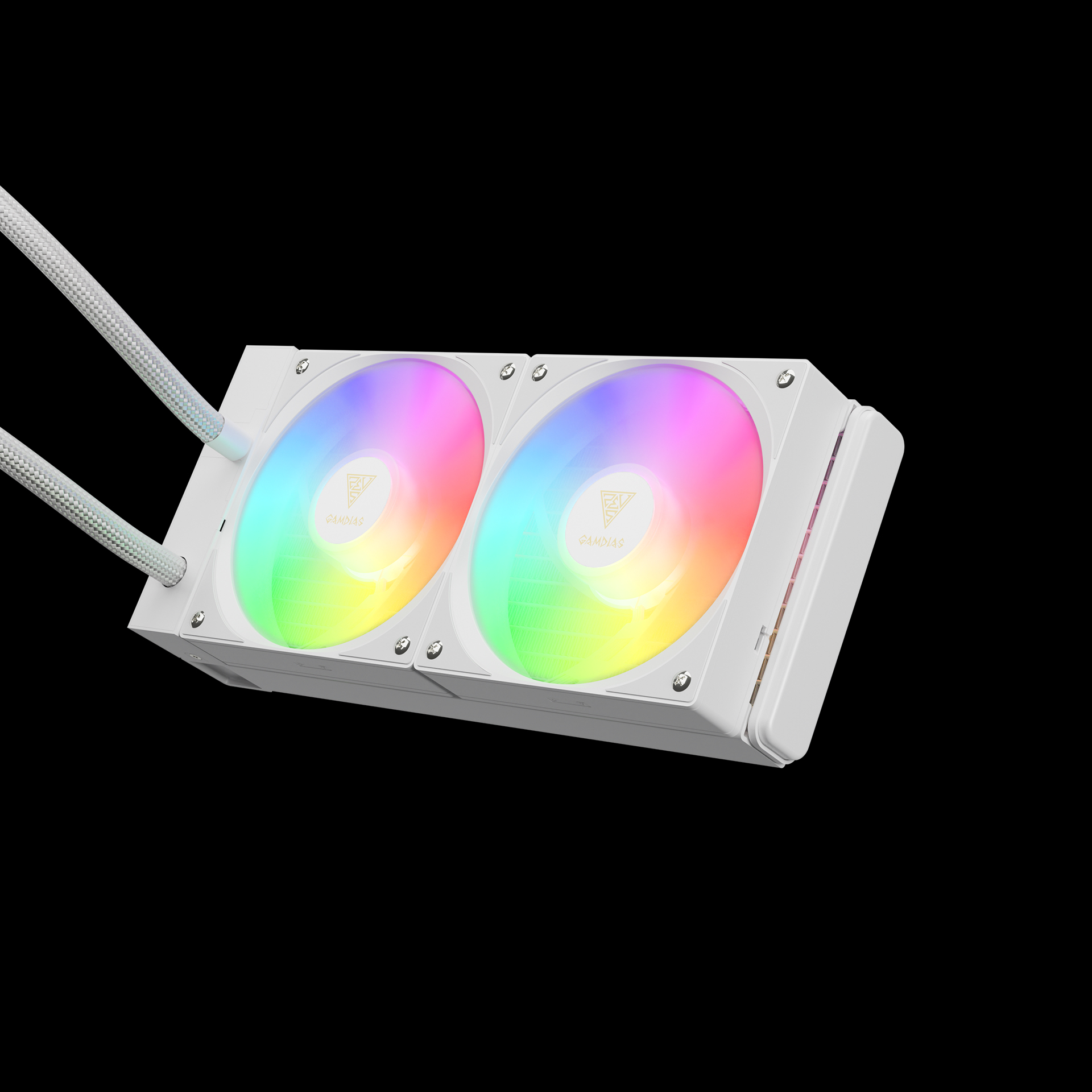 GAMDIAS CHIONE E4-240 AIO Digital Display Infinity Mirror - White