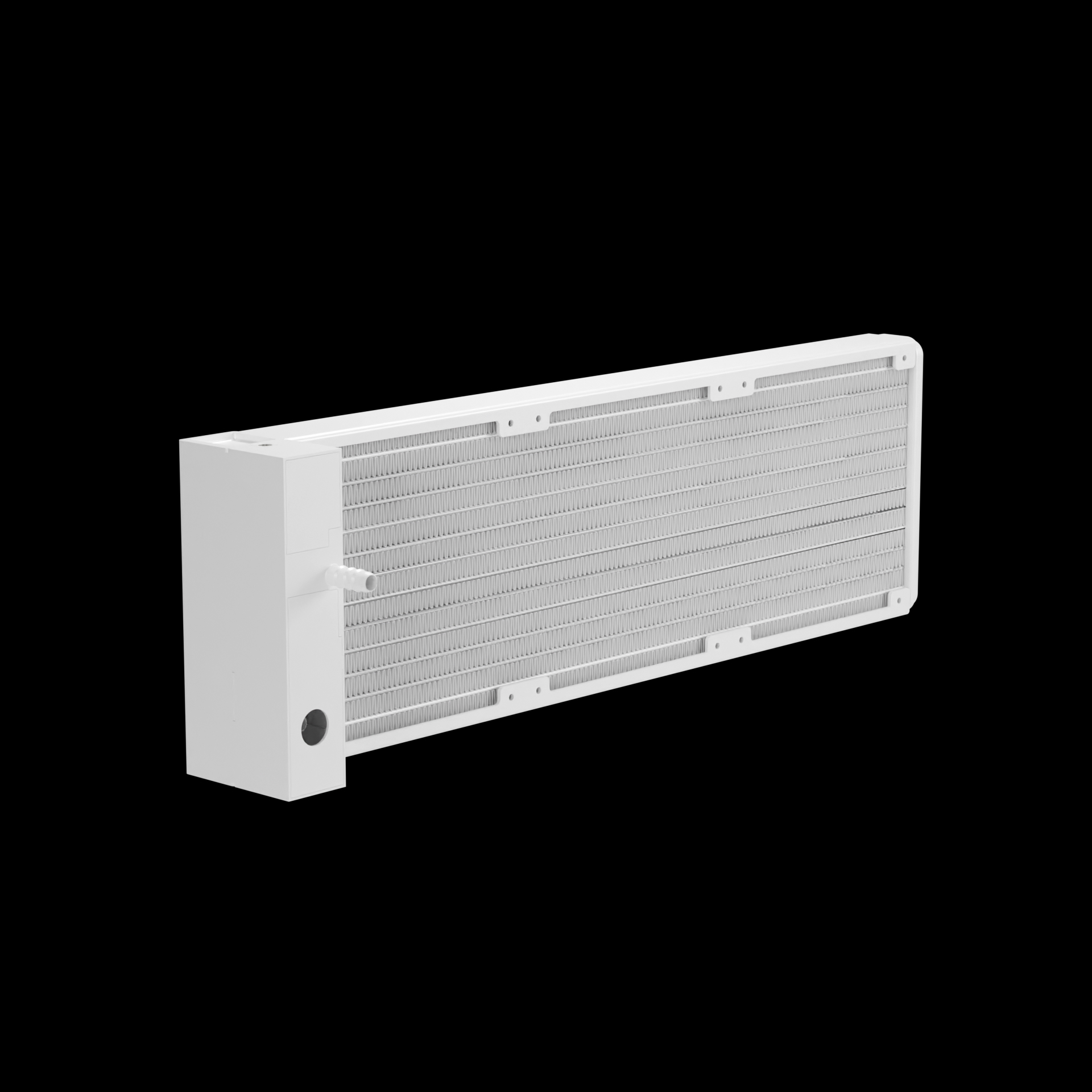 GAMDIAS CHIONE E4-360 AIO Digital Display Infinity Mirror Liquid Cooler - White