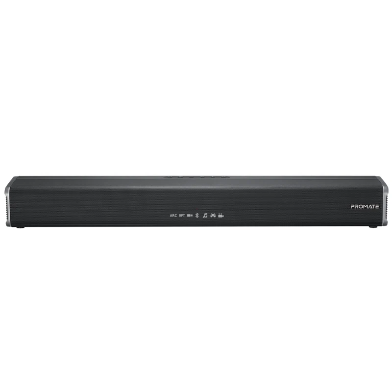 Promate CastBar 60W Ultra-Slim SoundBar with Built-in Subwoofer